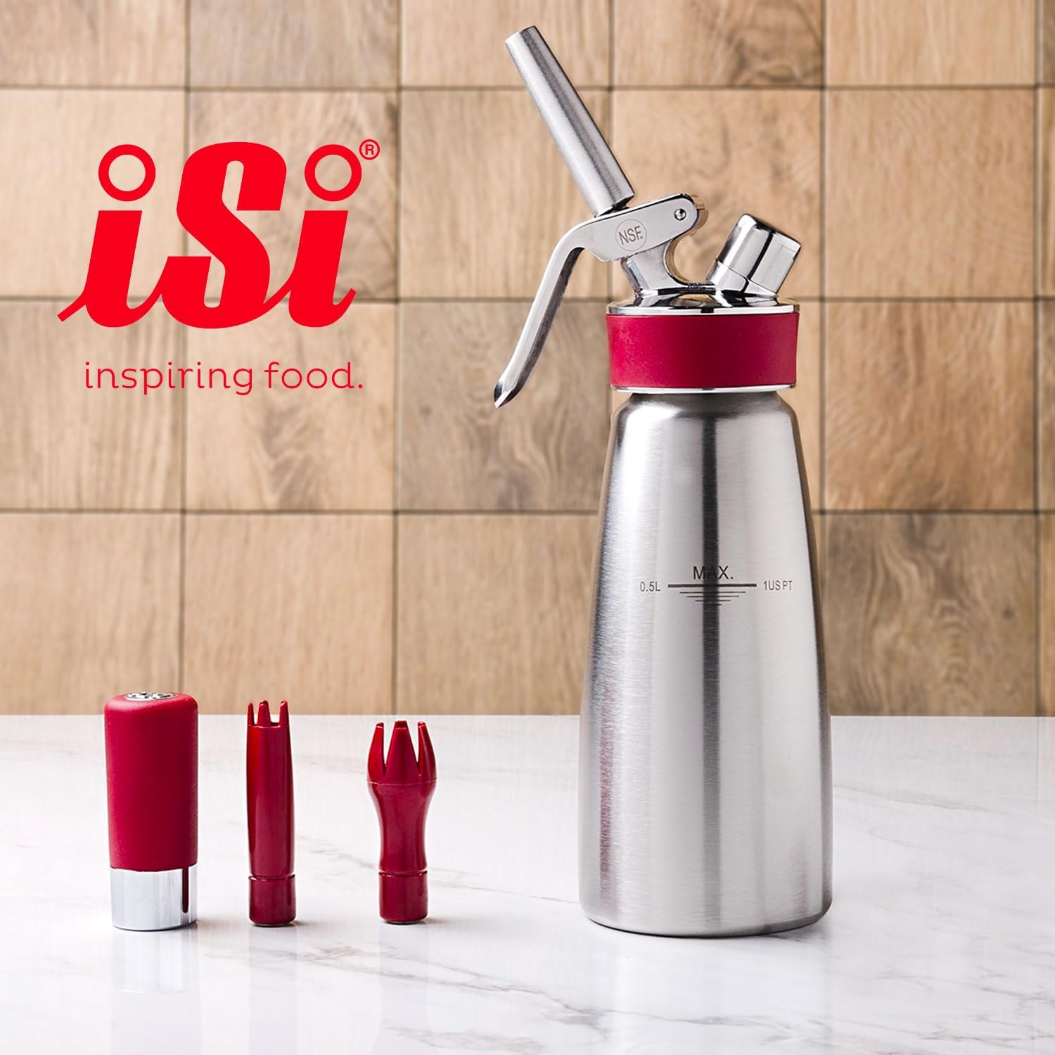 iSi Gourmet Whip - Sifone Professionale 1/2 Litro - immagine 2