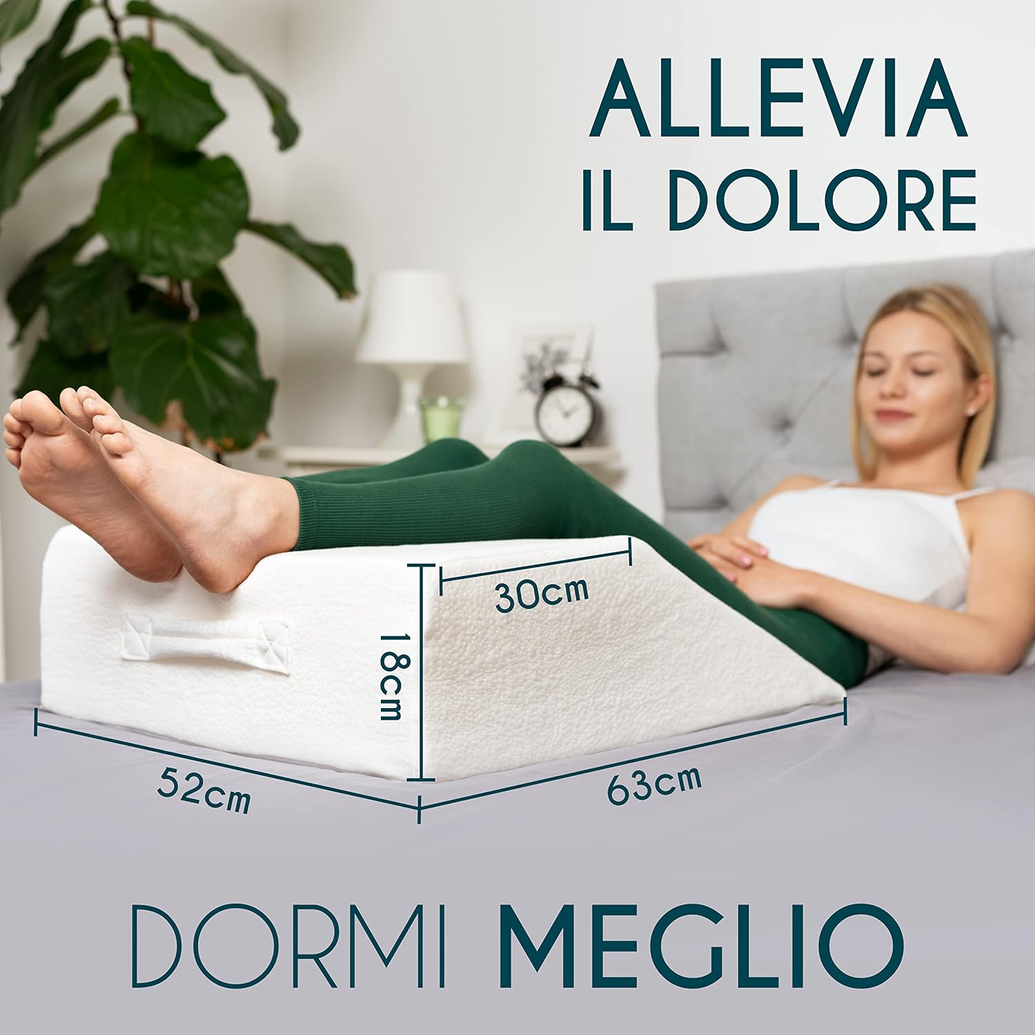 Dreamzie Cuscino Gambe per Dormire in Memory Foam - immagine 3