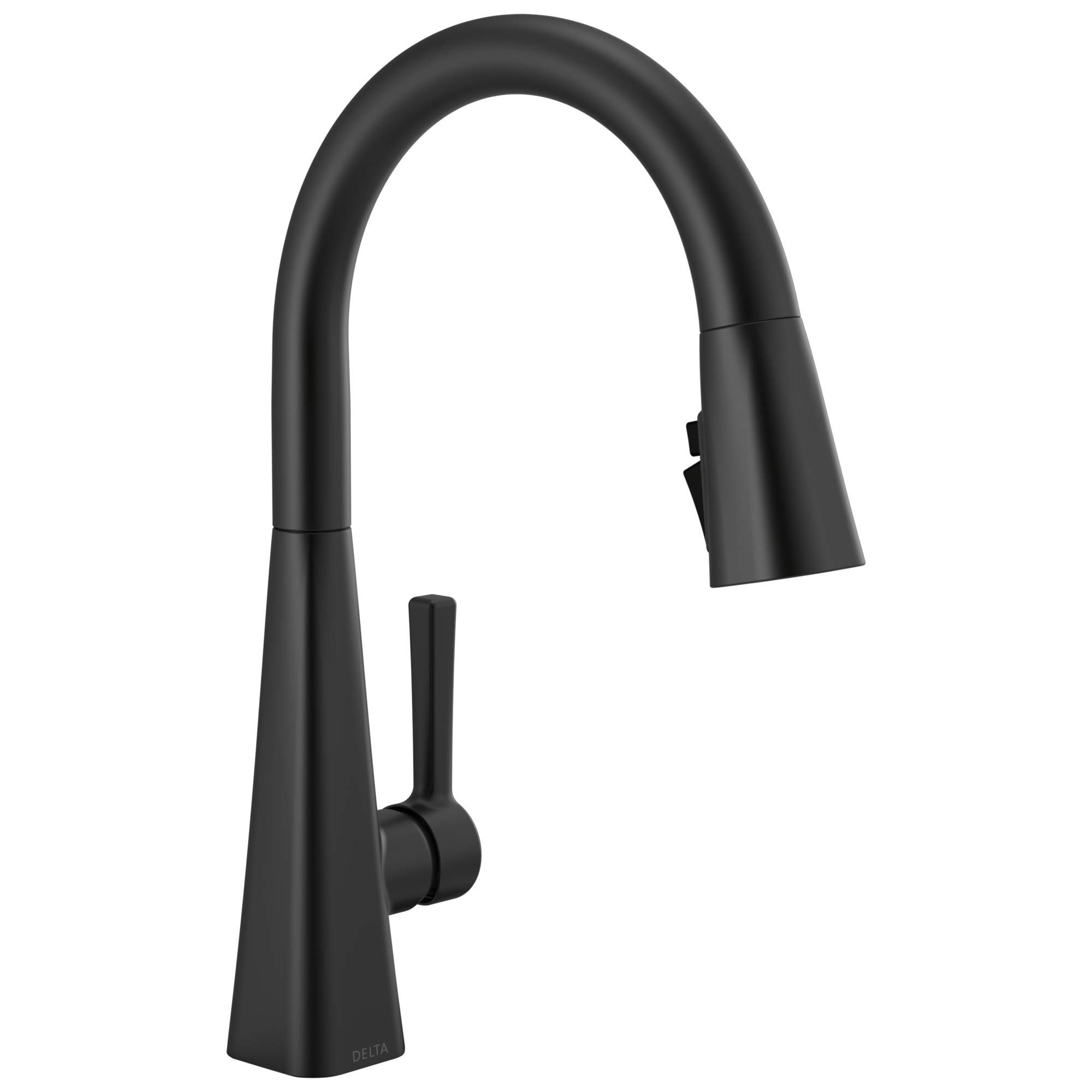Delta Faucet 19802Z-BL-DST - Rubinetto da cucina monocomando, estraibile, nero opaco