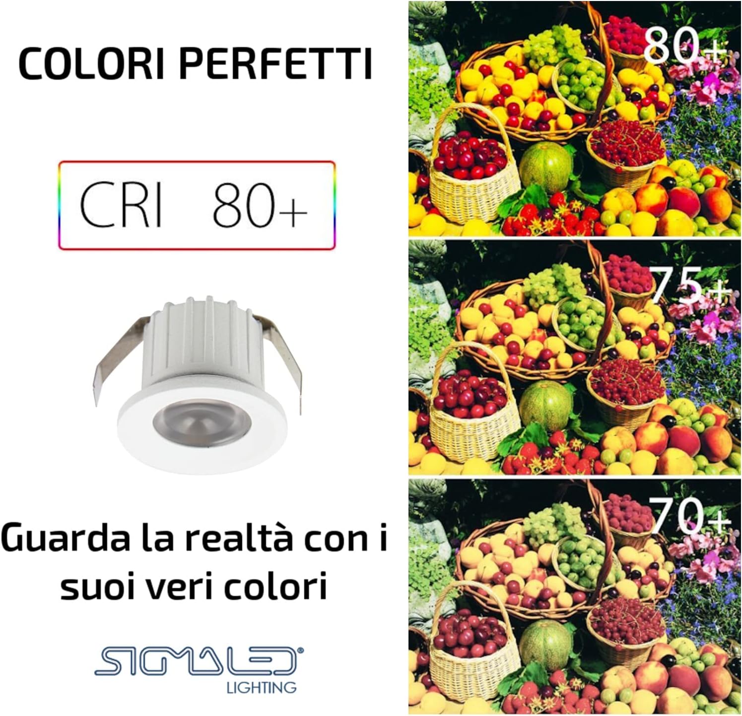 Sigmaled Lighting MINI SPOT LED 3W, 10 Pezzi - immagine 6