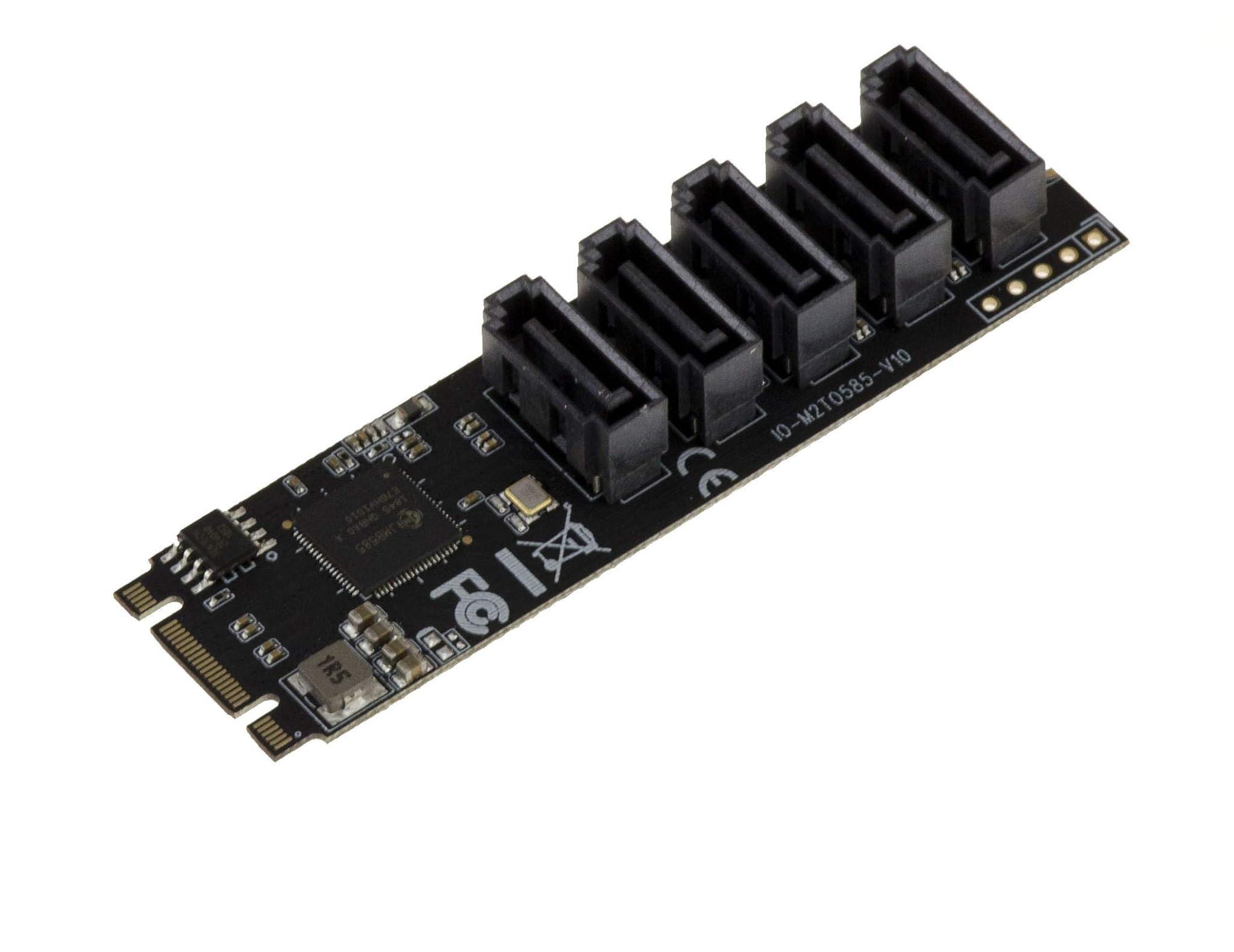 Kalea-informatique Scheda Controller M.2 PCIe 5 Porte SATA 3.0