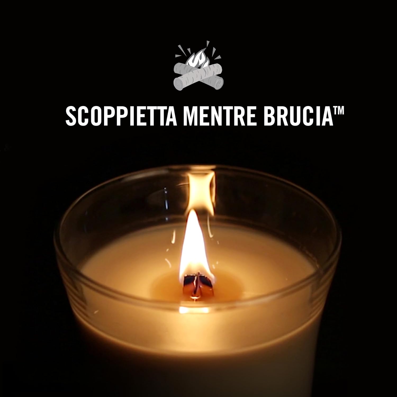 Woodwick Candela Profumata Tè Bianco e Gelsomino - immagine 4