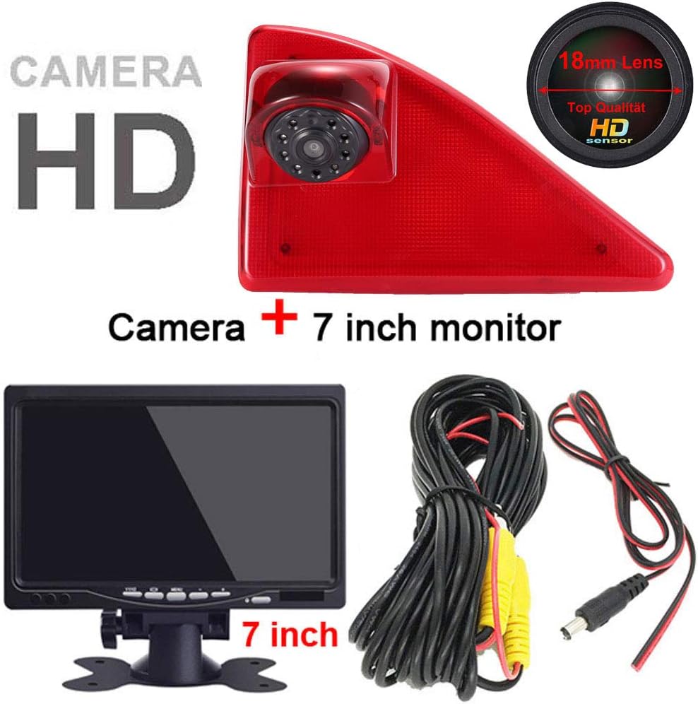 Monitor Auto LCD TFT 7 Pollici + Telecamera Retromarcia - immagine 3