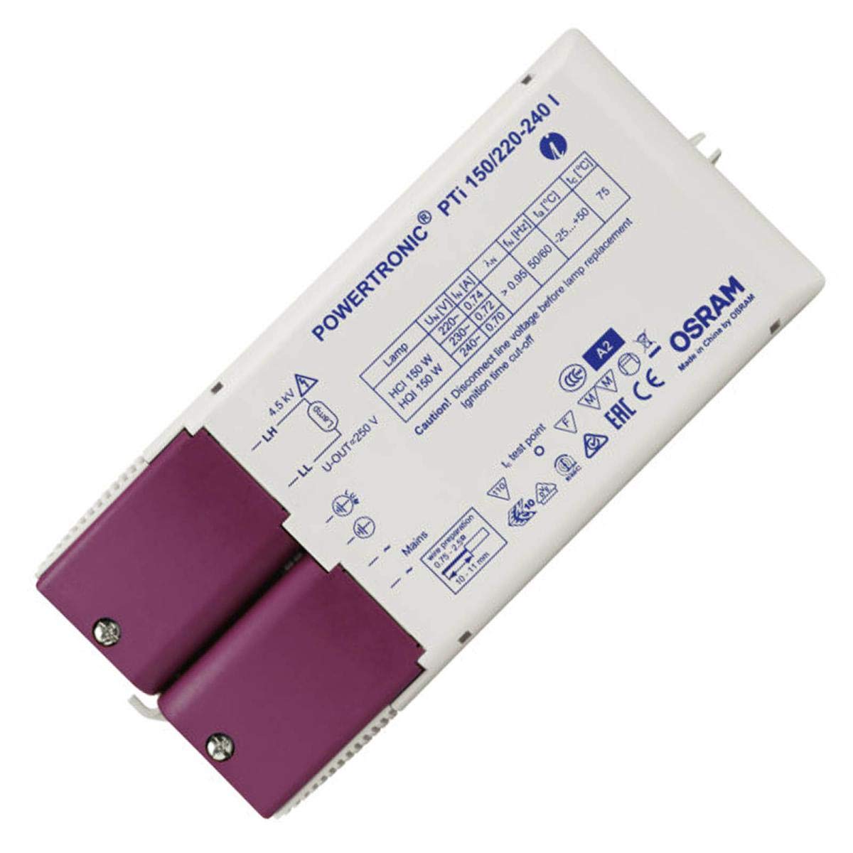 Osram PTI 150/220-240I EVG Powertronic mit Zugentl.