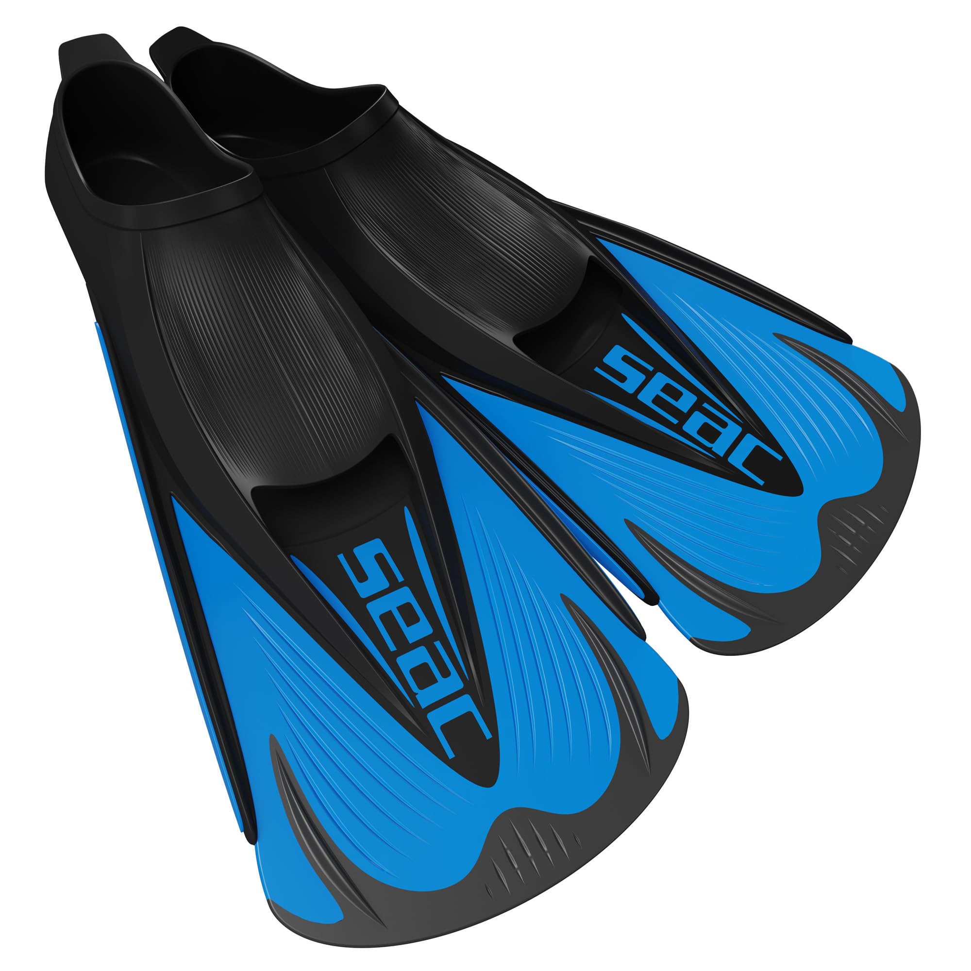 SEAC Speed-S Pinne da Nuoto e Piscina per Adulti, Pinne Corte in Silicone Morbido, Ideali per Allenamento e Snorkeling