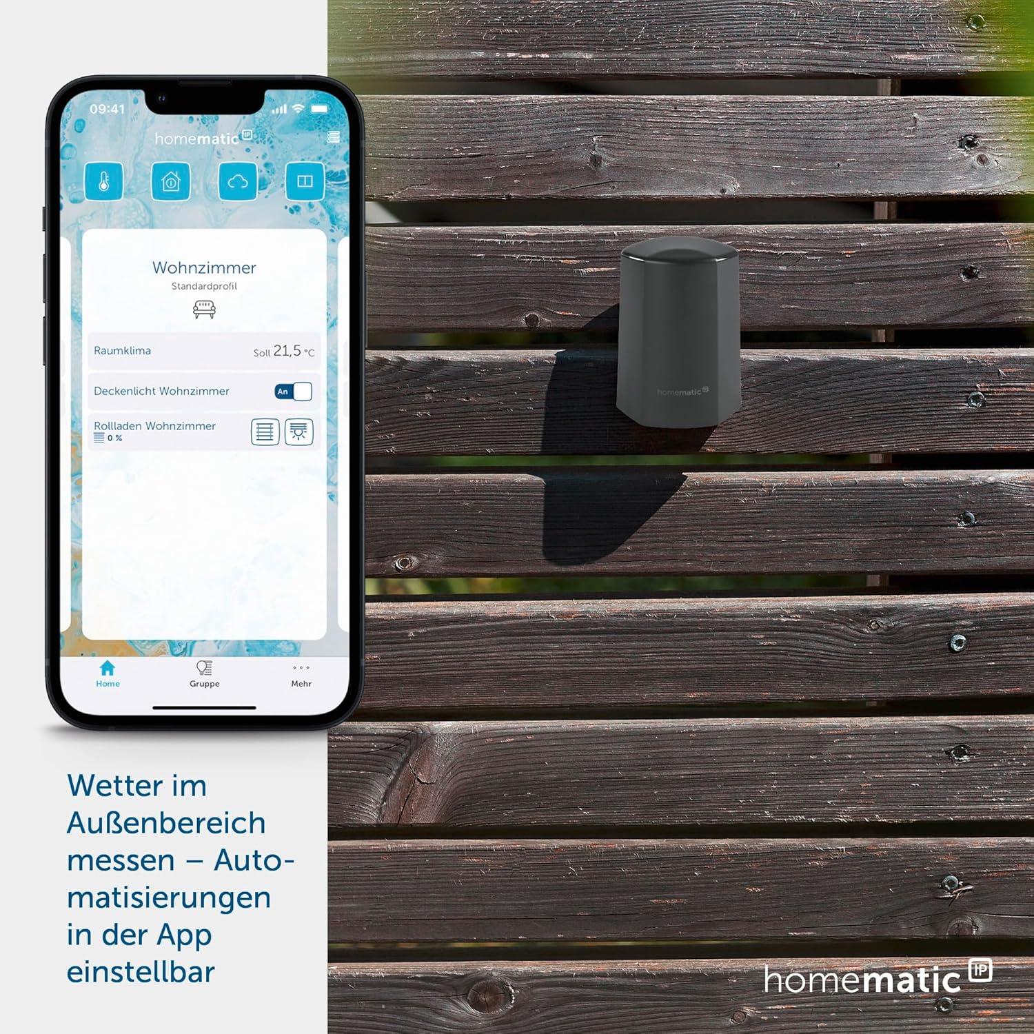 Homematic Ip Smart Home Sensore Temperatura e Umidità Esterni - immagine 2