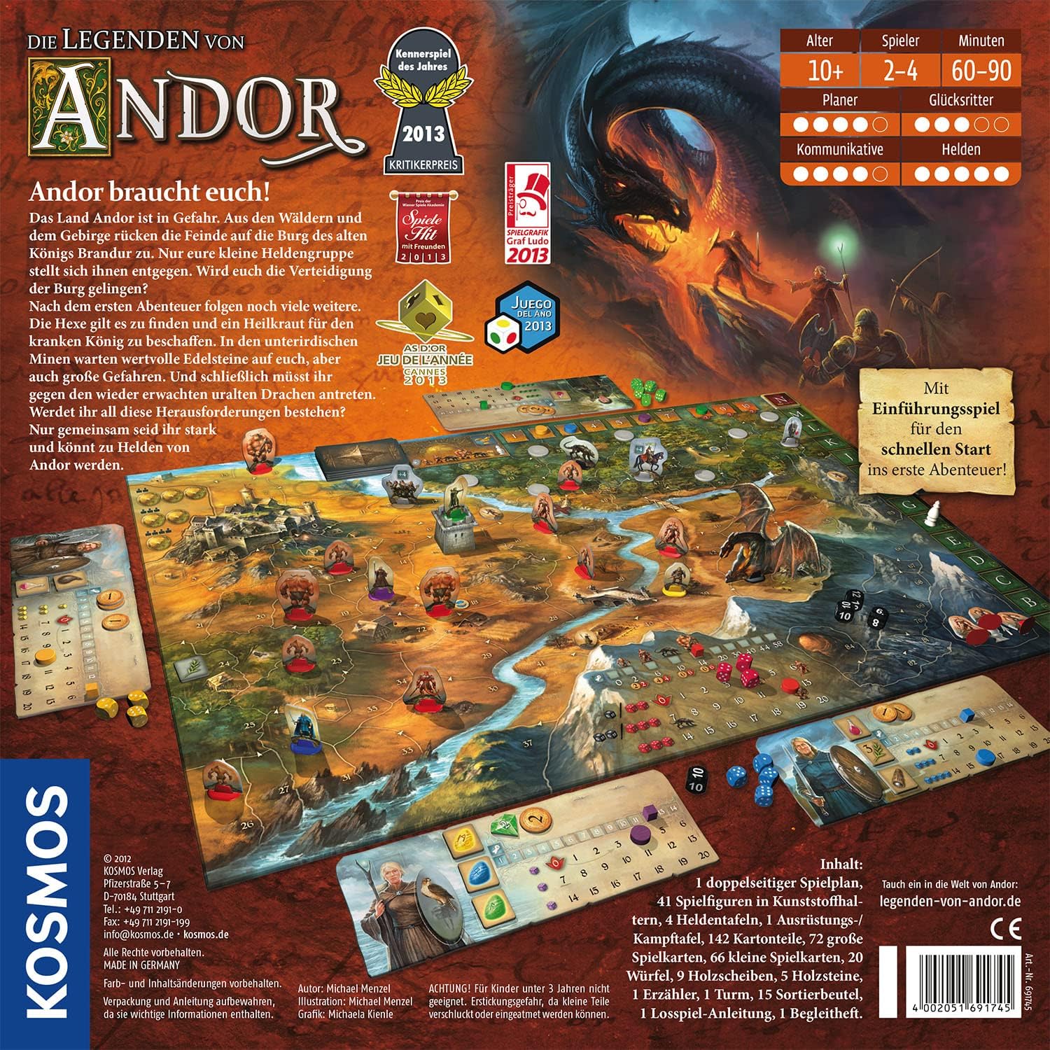 Kosmos Die Legenden von Andor - Gioco da Tavolo - immagine 2