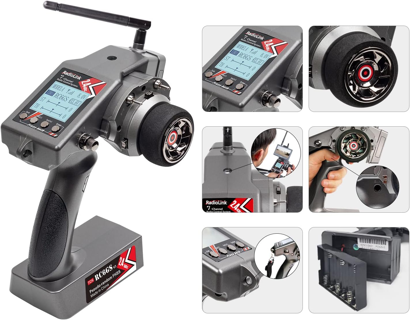 Radiolink RC6GS V3 - Trasmettitore RC 7 Canali - immagine 3