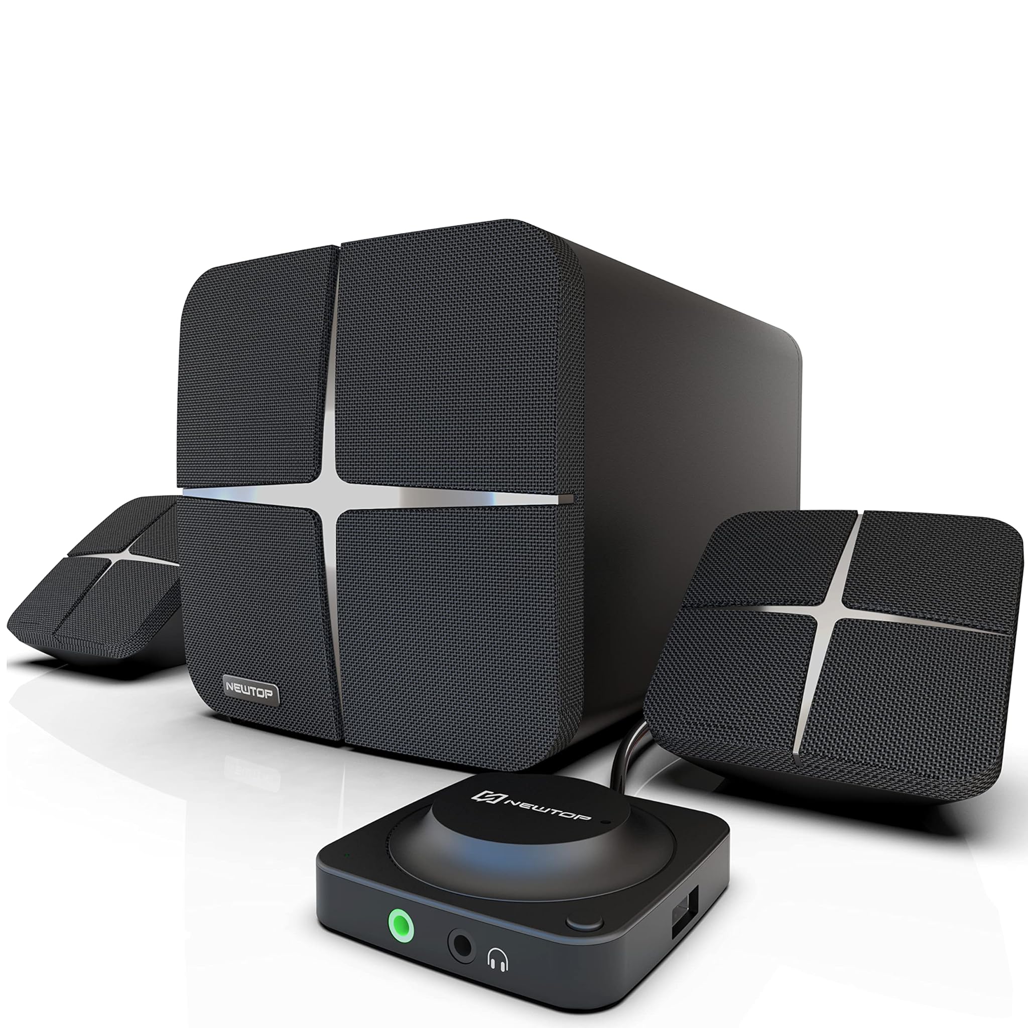 N Newtop Casse 2.1 Bluetooth PCS03 Speaker 38W