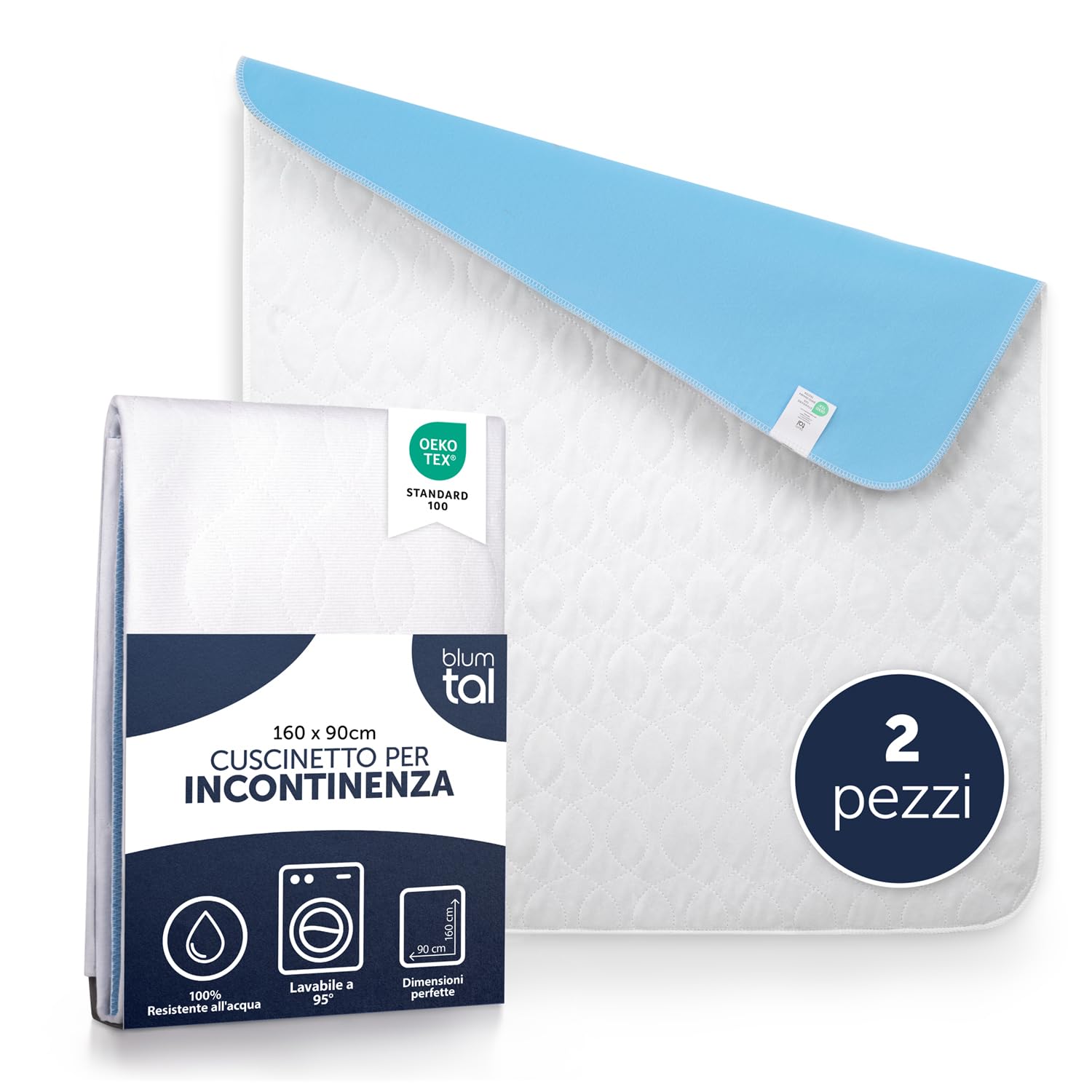 Blumtal Traversa Impermeabile Letto Singolo (2 pezzi)