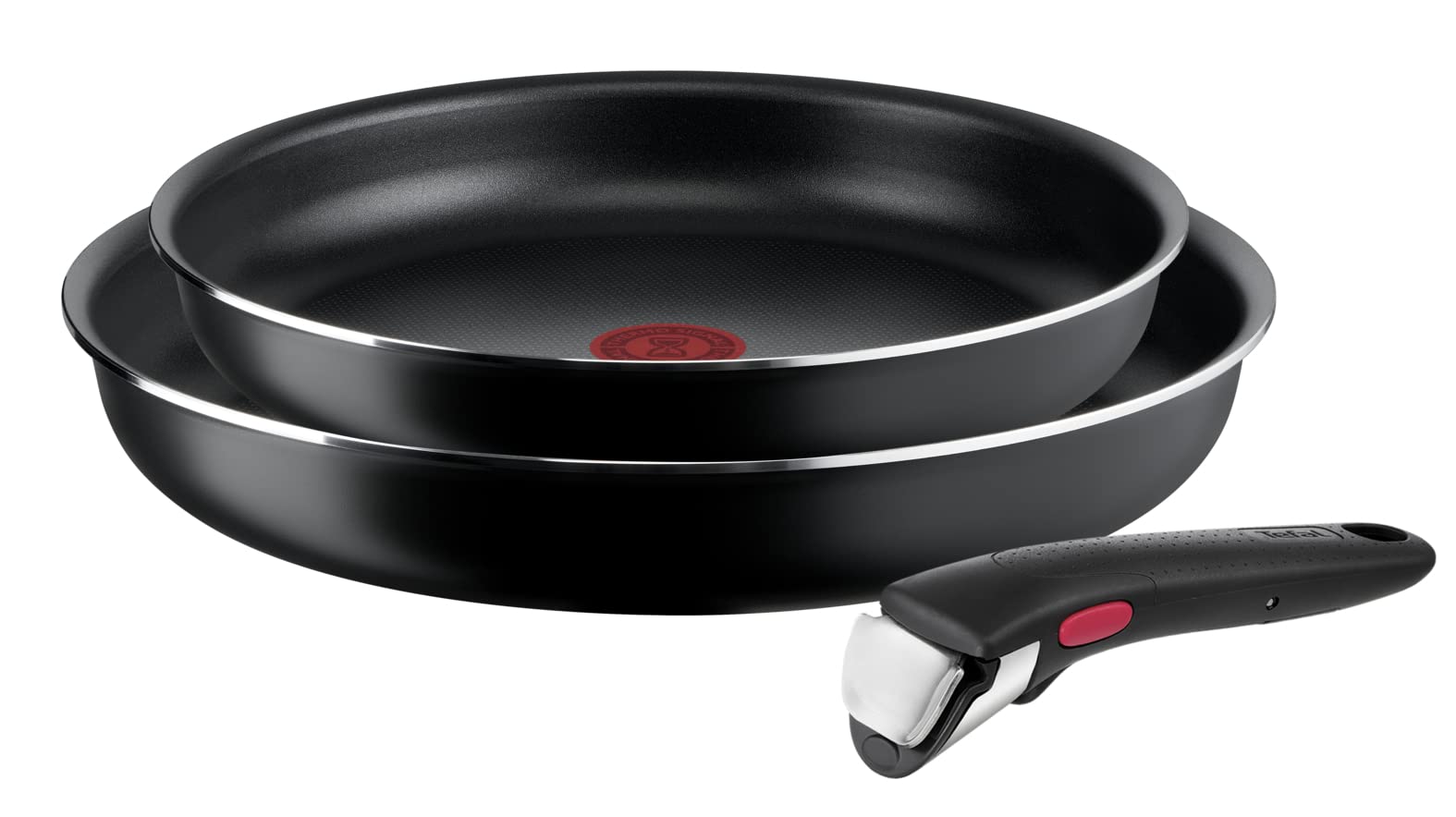 Tefal Set 3 padelle Ingenio Easy On, Nero