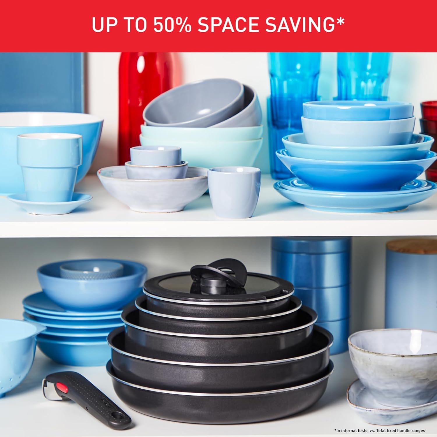 Tefal Set 3 padelle Ingenio Easy On, Nero - immagine 7