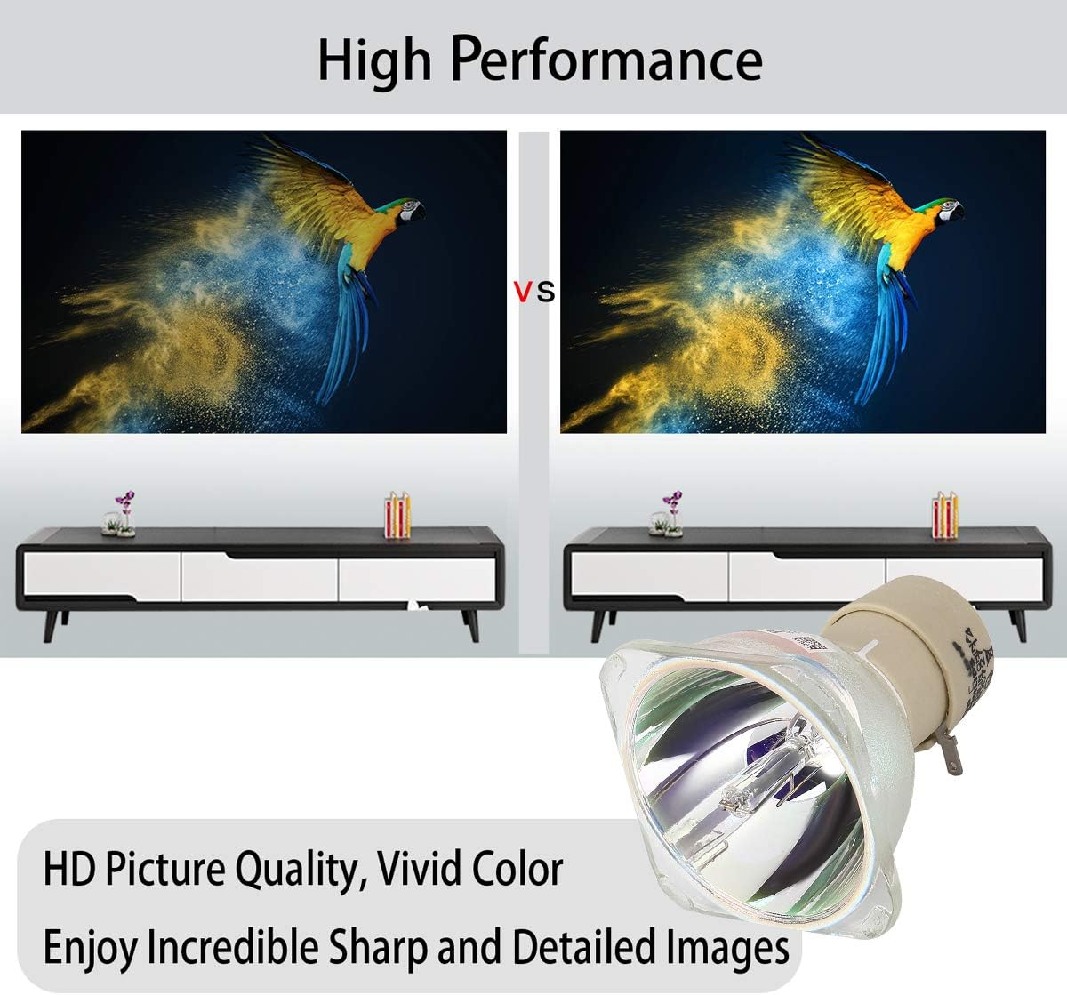 Lampada Proiettore per BenQ MS527 MS524 TH530 MW529 - immagine 5