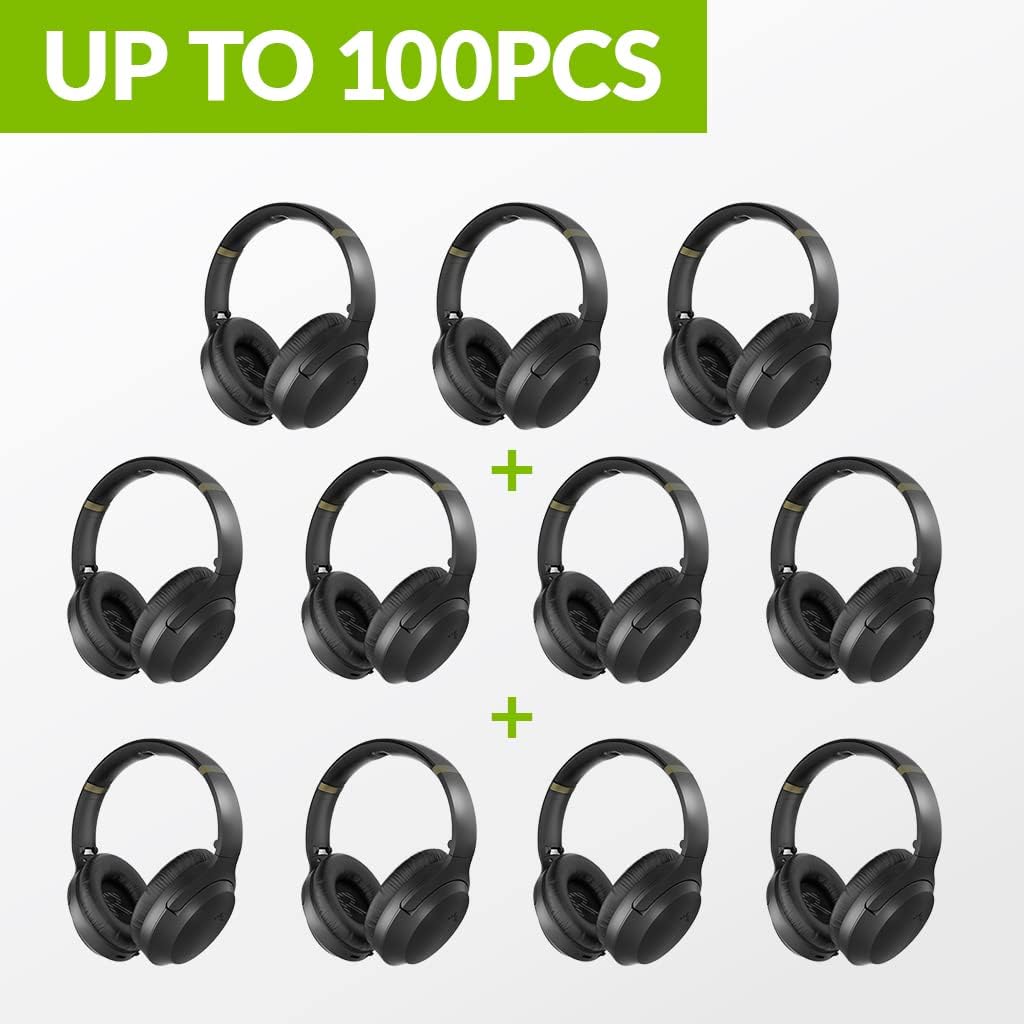 Avantree Duet-Extra - Cuffie Wireless RF 2.4G Add-on, Nero - immagine 3