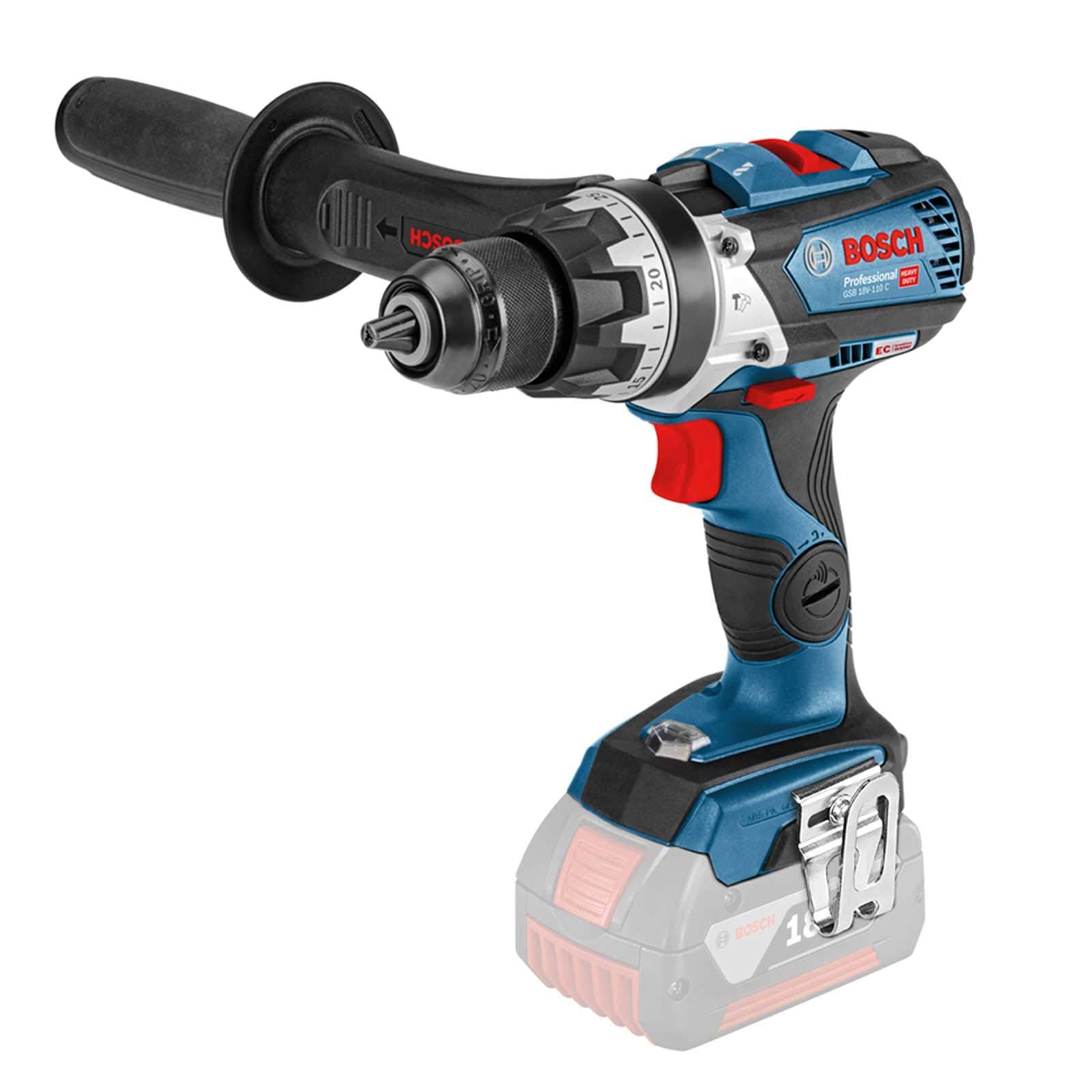 Bosch Professional Trapano-Avvitatore con Percussione GSB 18V-110 C