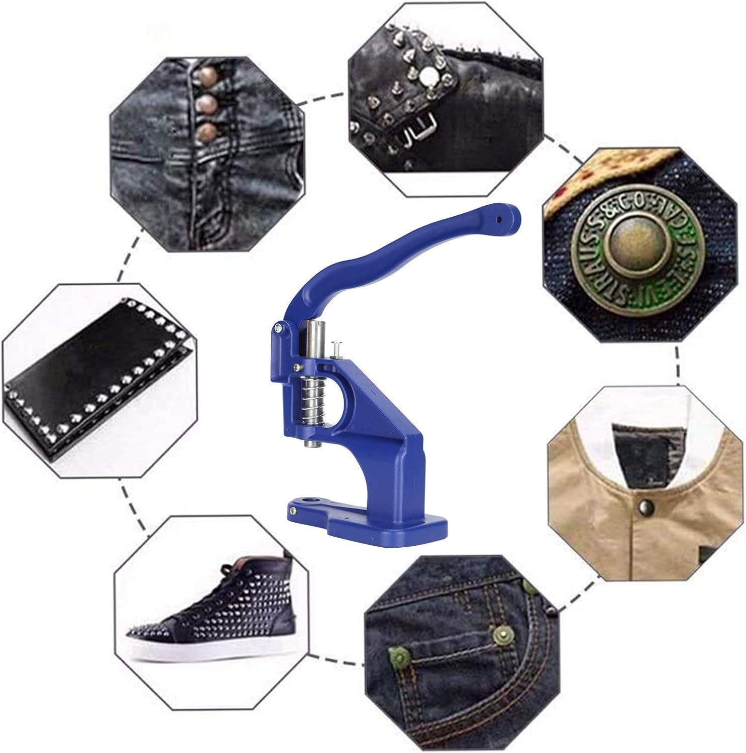 Seacanl Pressa Manuale Alluminio per Occhielli - immagine 6