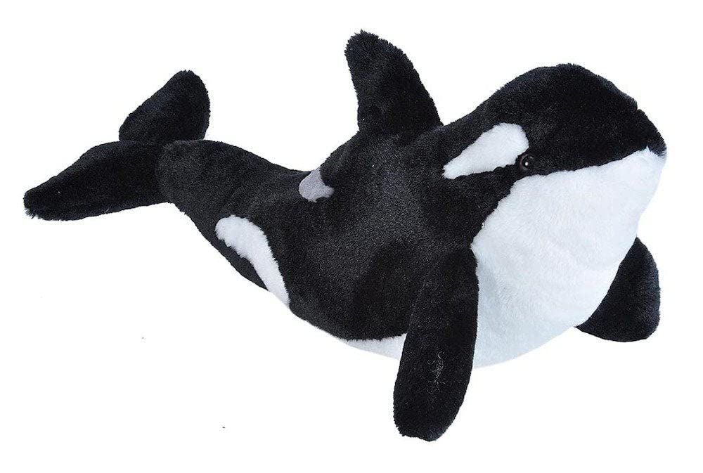 Wild Republic Orca peluche giocattolo,Cuddlekins, Regali per bambini, 38 cm