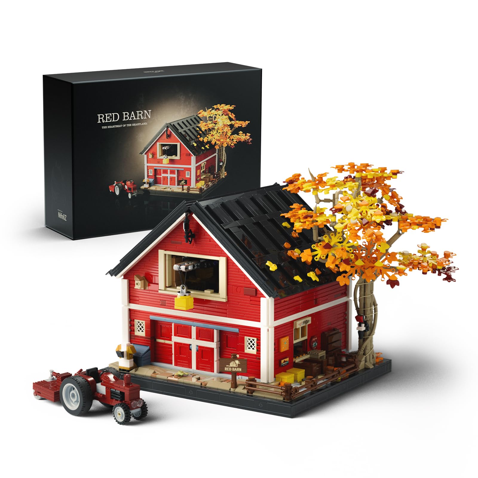 Nifeliz Red Barn - Set Costruzioni Architettura 3507 Pezzi