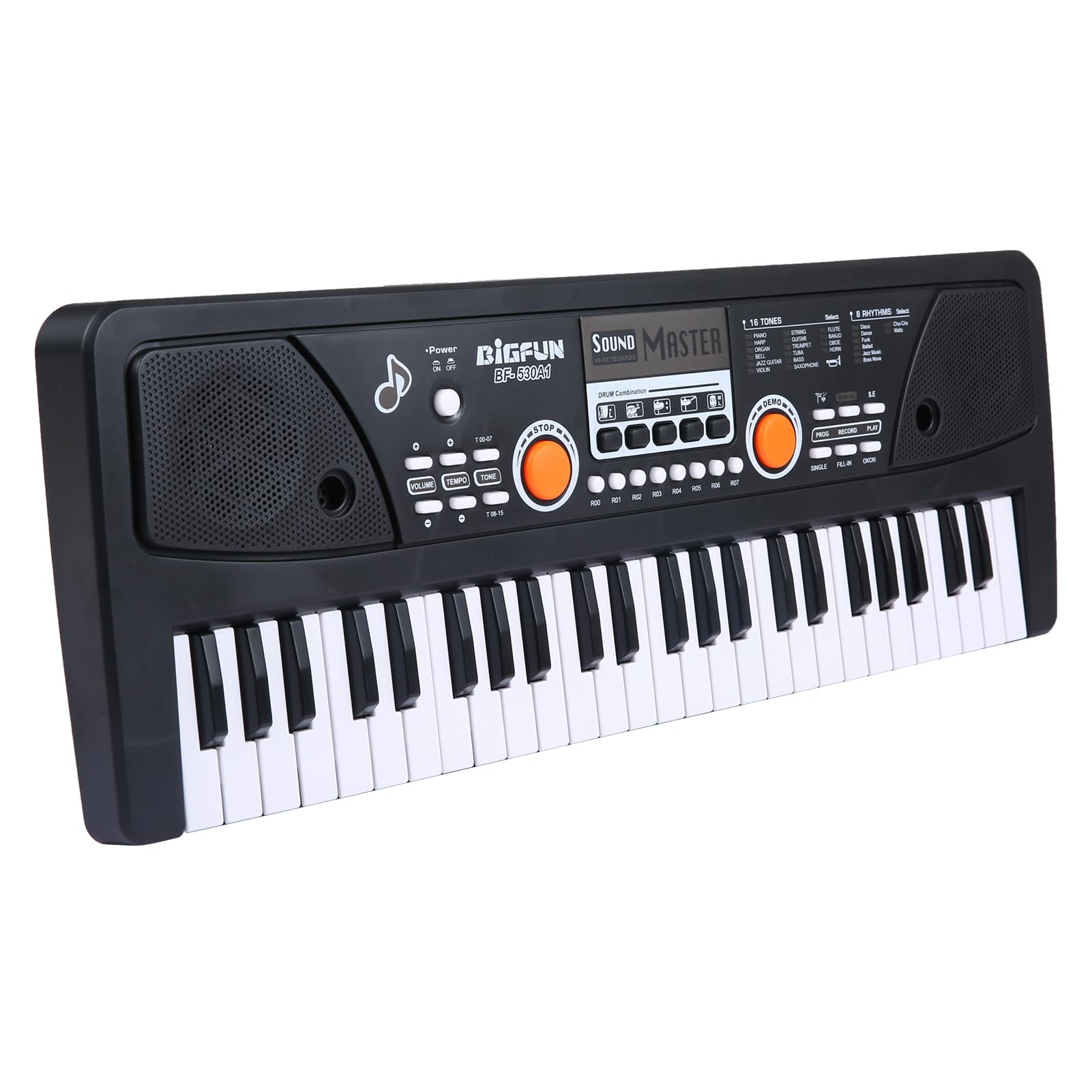 Btuty Tastiera Pianoforte Elettronico USB 49 Tasti, Nero