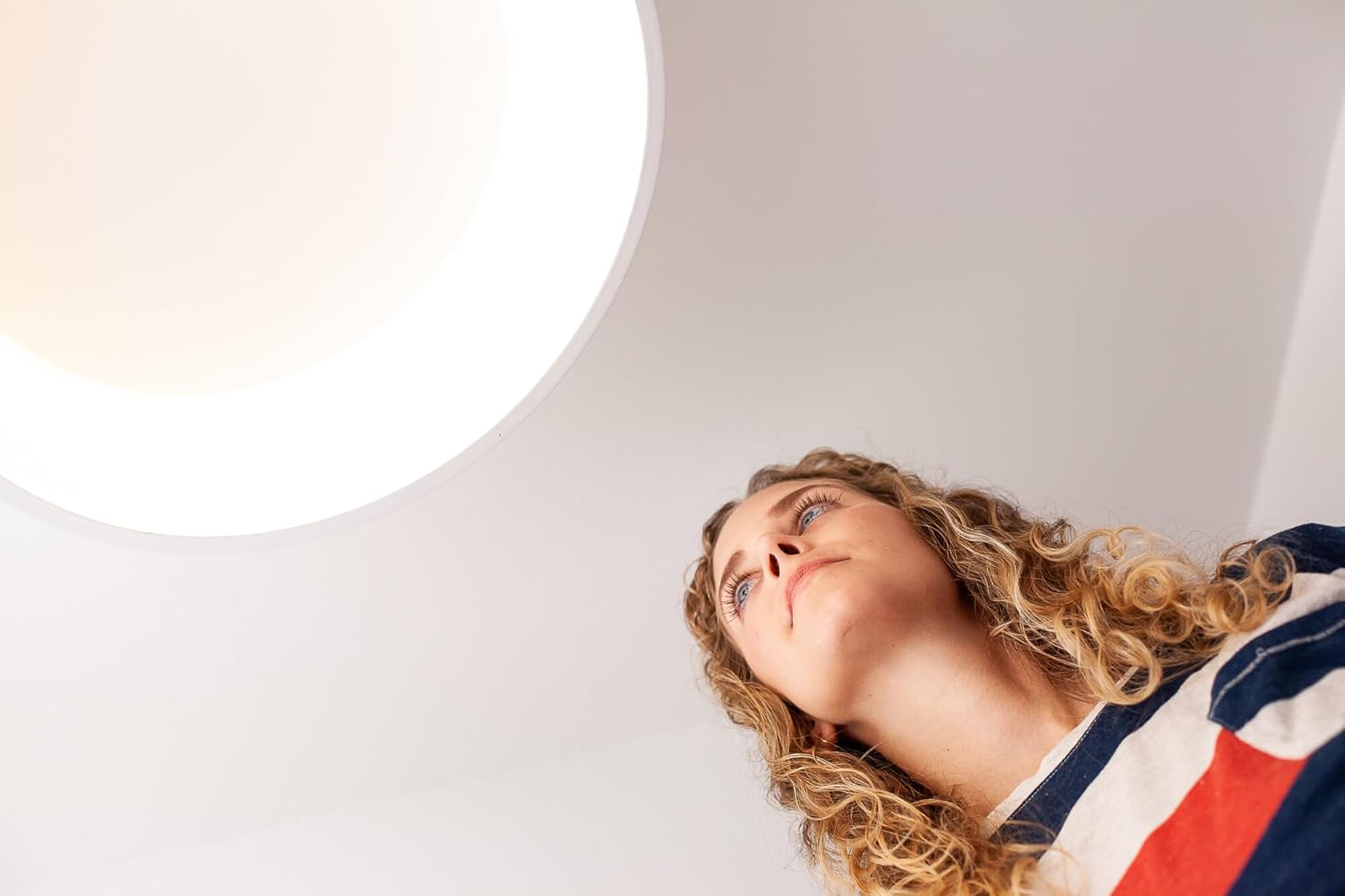 Osram SMART+ Matter Cilindro Plafoniera LED Grigia 450mm - immagine 5