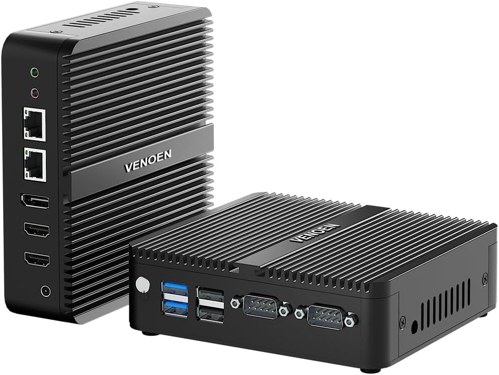 W 11 Pro Mini PC Fanless Celeron J6412 8GB RAM 128GB SSD - immagine 1