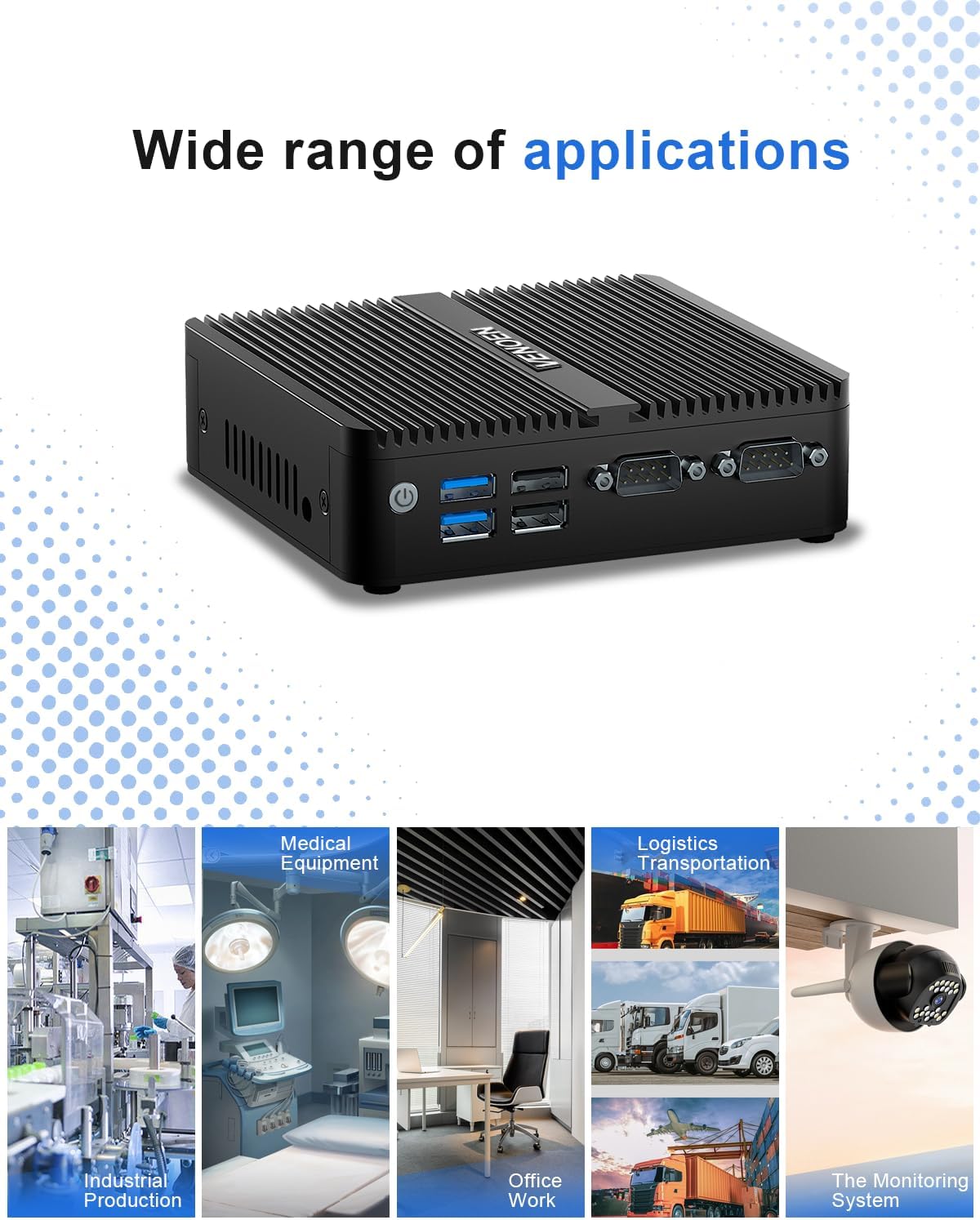 W 11 Pro Mini PC Fanless Celeron J6412 8GB RAM 128GB SSD - immagine 7