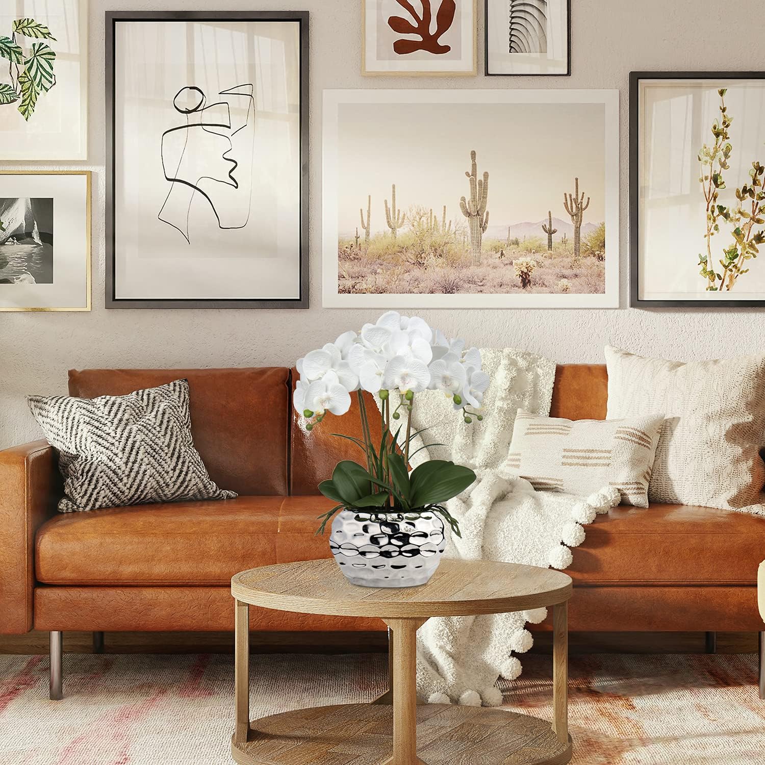 Briful Orchidea Artificiale Phalaenopsis 43,2 cm - immagine 4