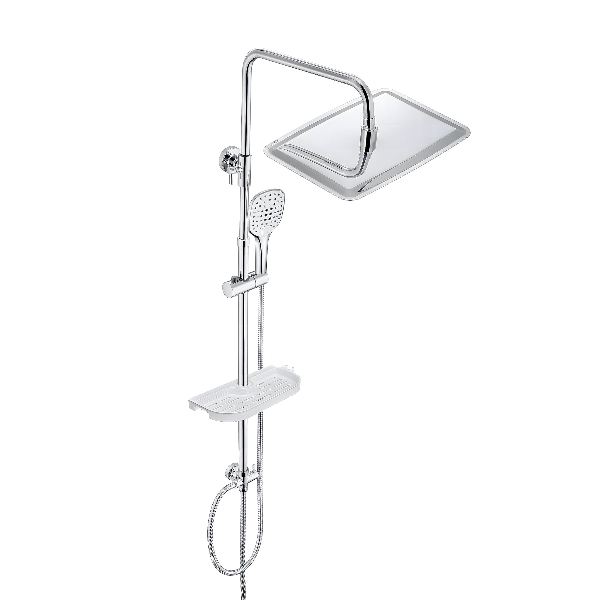 Joho Colonna Doccia in Acciaio Inox con Mensola