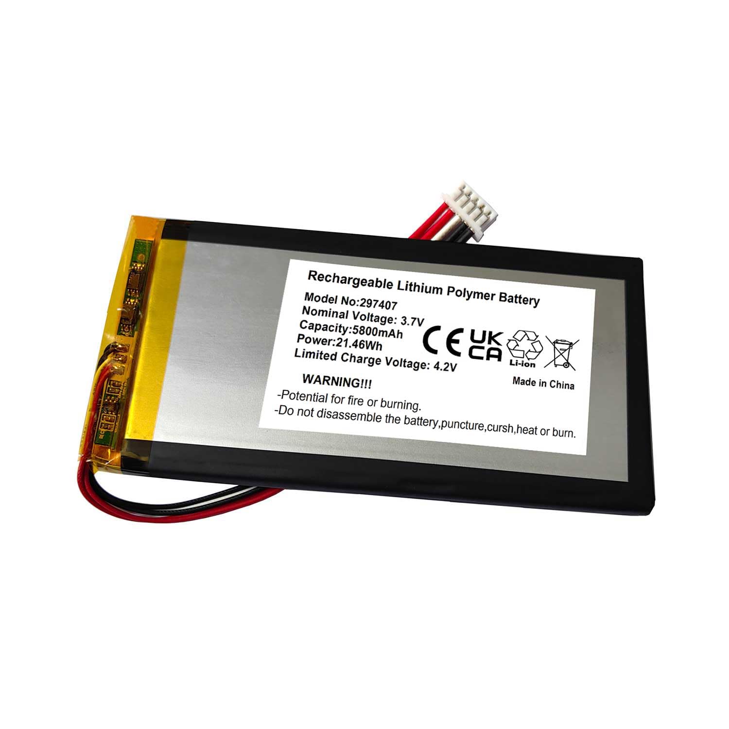 Aolikes Batteria di ricambio 3,7V 5800mAh per Momcozy BM03