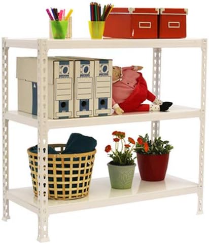 Simon Rack Étagère Rangement 3 Livelli 900x1200x300mm, Bianco