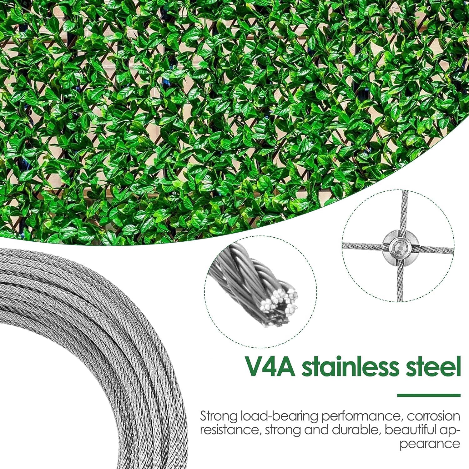 CUPCHID Supporto per Piante Rampicanti Acciaio Inox - immagine 4