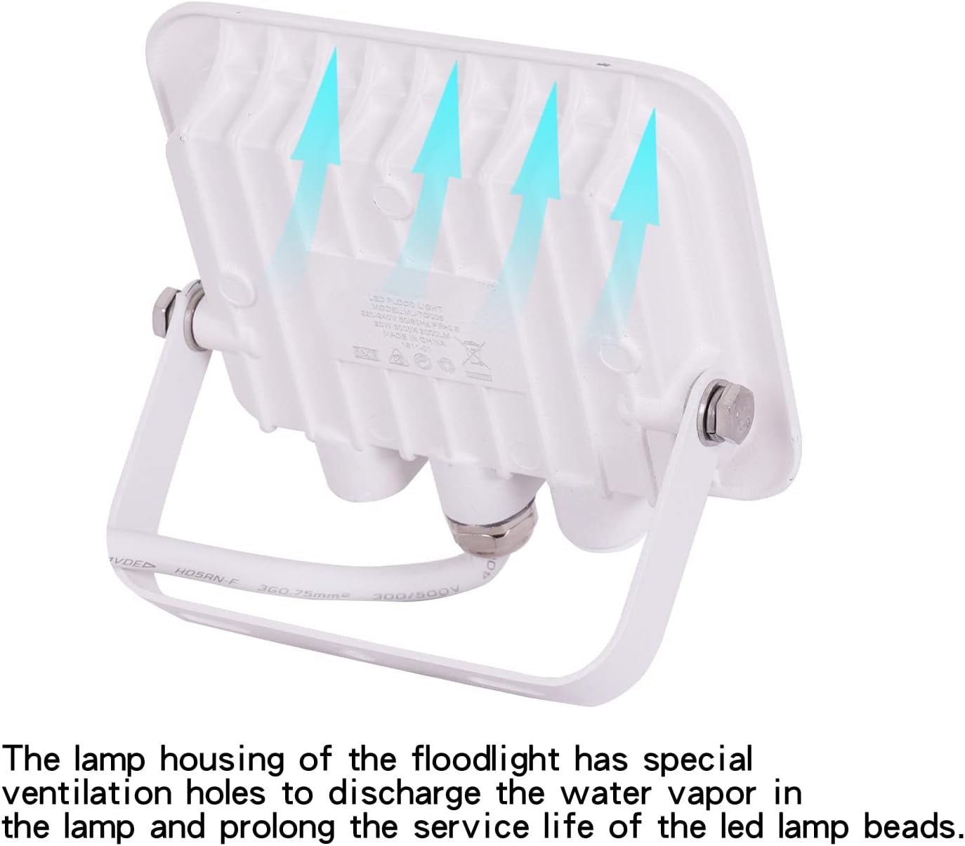 Mille Lucciole Faretto LED Esterno 50W 5000LM (2 Pezzi) - immagine 8