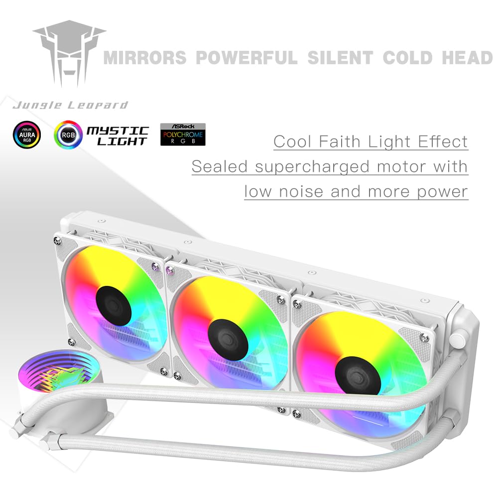 Jungle Leopard TK1 ARGB Water Cooling CPU Cooler 360WH - immagine 5