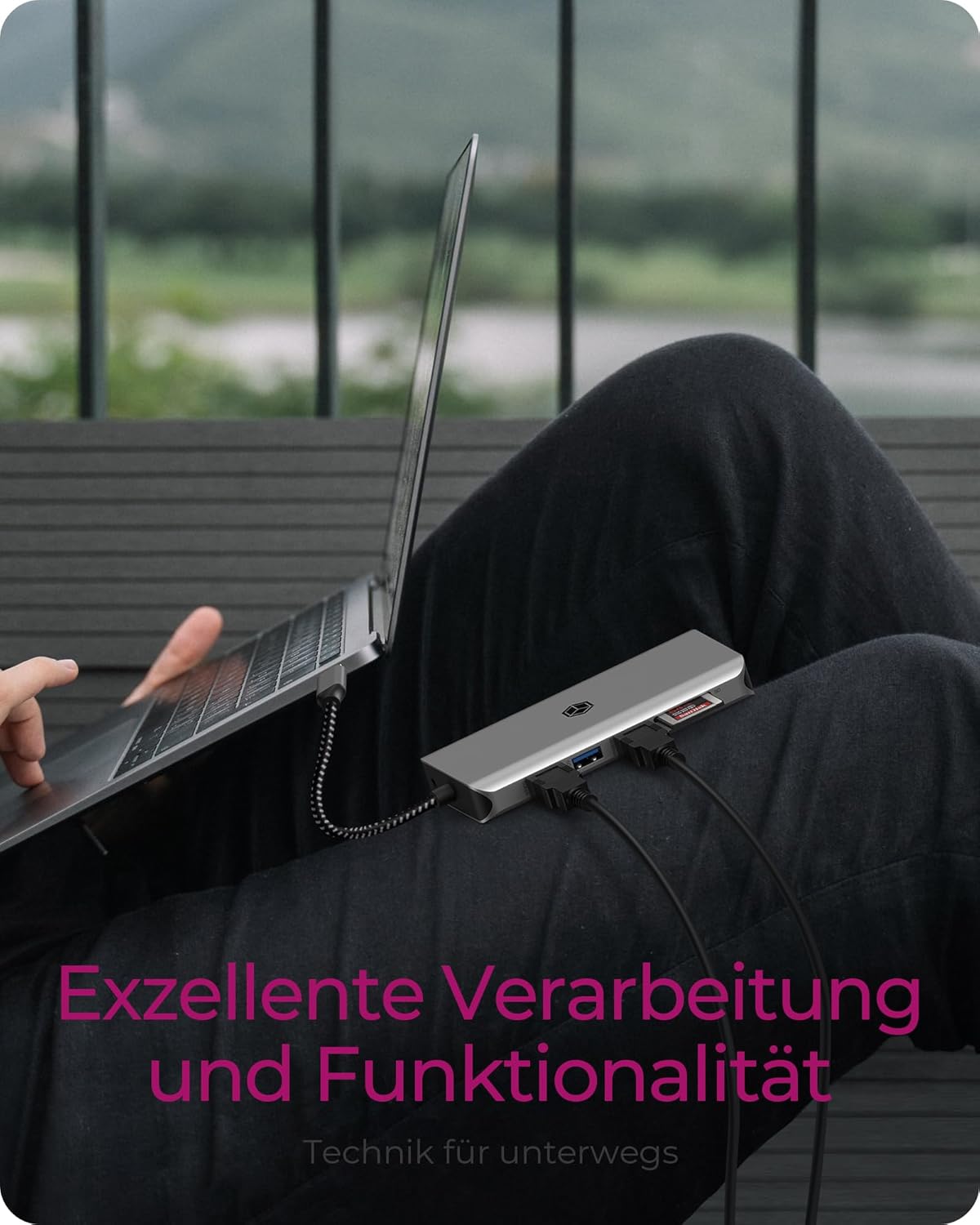 Icy Box Stazione di Ancoraggio USB-C 12-in-1 - immagine 3