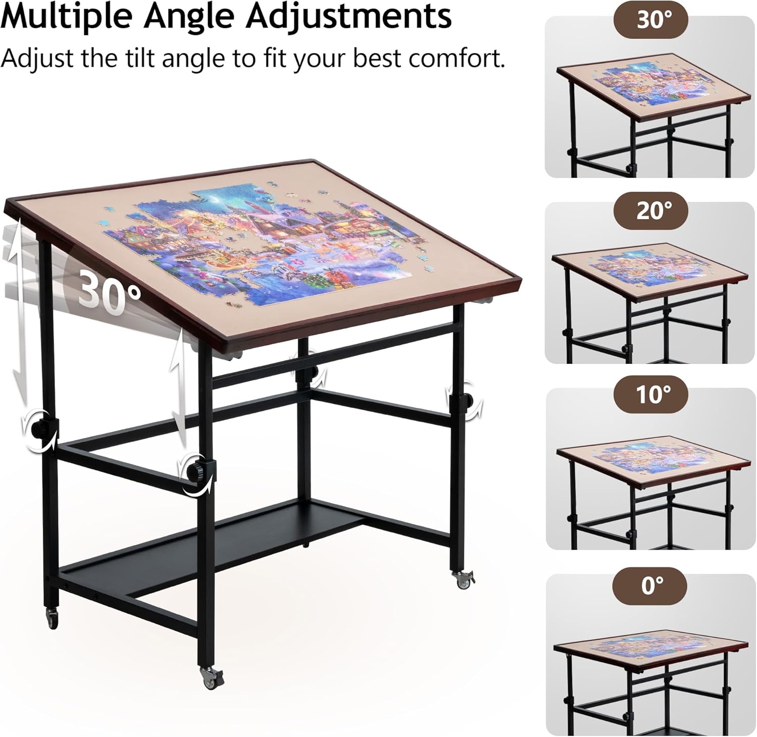 Lavievert Tavolo Puzzle Inclinabile 1500 Pezzi - immagine 4