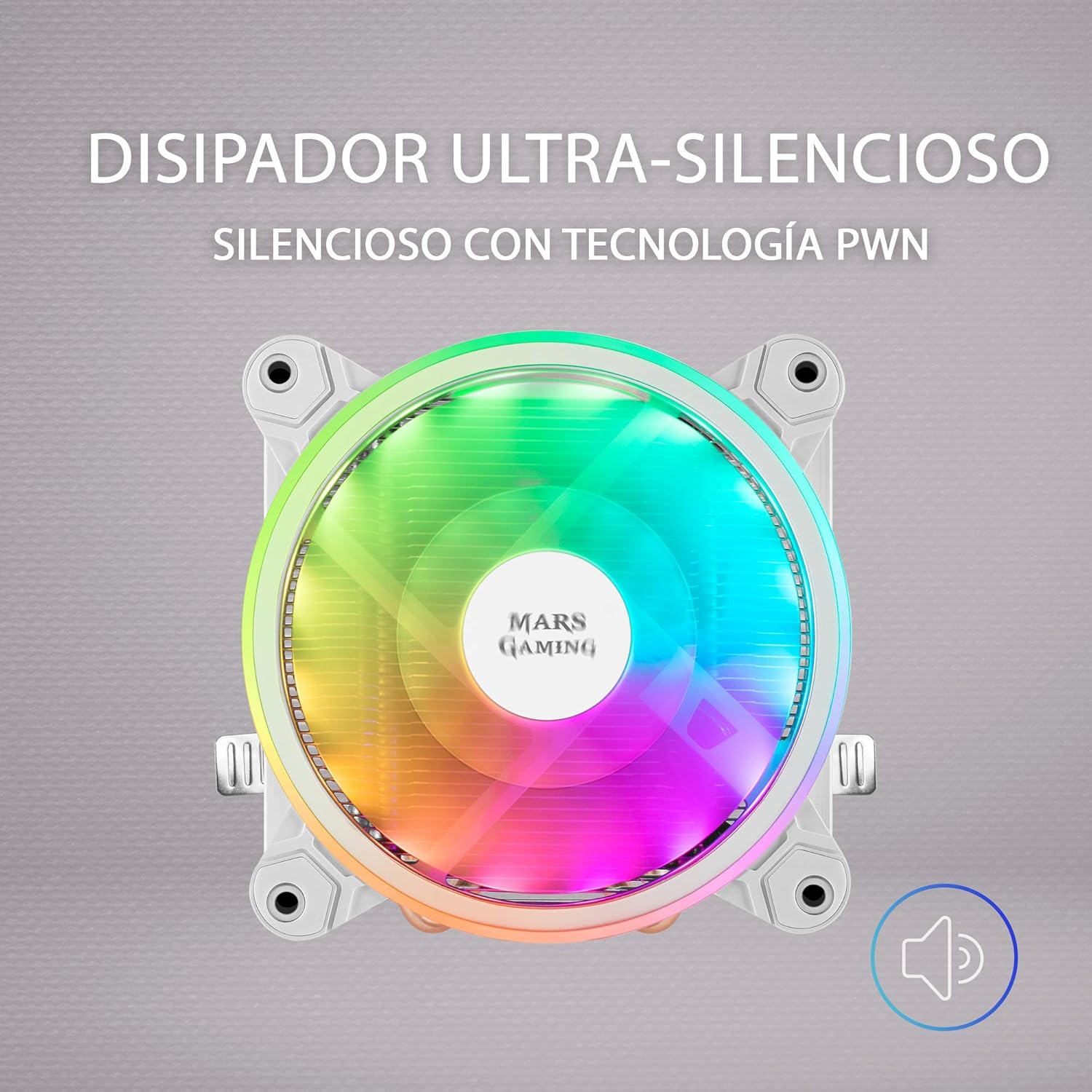 Mars Gaming MCPU220W - Raffreddatore CPU Bianco - immagine 2