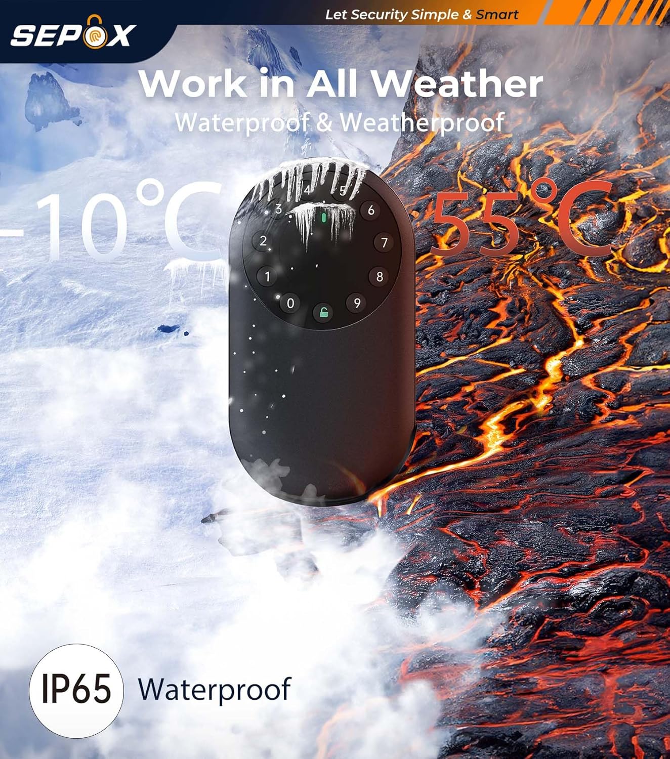 Sepox Smart Key Lockbox - Cassetta di Sicurezza Bluetooth - immagine 4