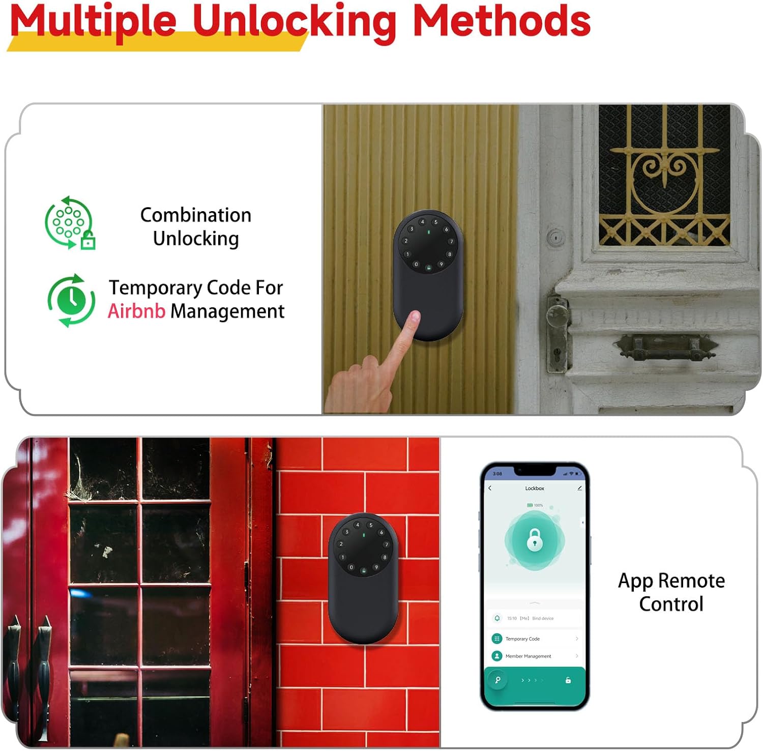 Sepox Smart Key Lockbox - Cassetta di Sicurezza Bluetooth - immagine 6