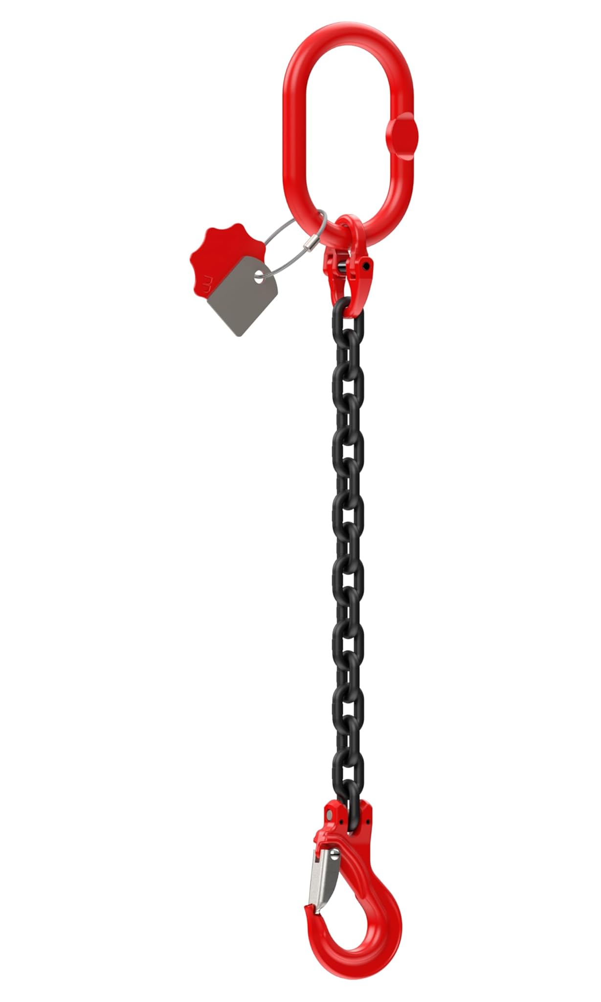 Dolezych DoKett - Catena per Gru 1m, Classe 8, Rosso