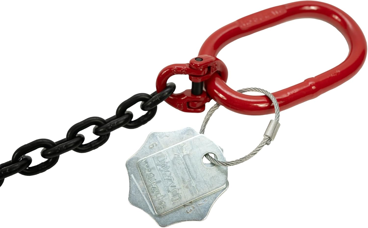 Dolezych DoKett - Catena per Gru 1m, Classe 8, Rosso - immagine 2