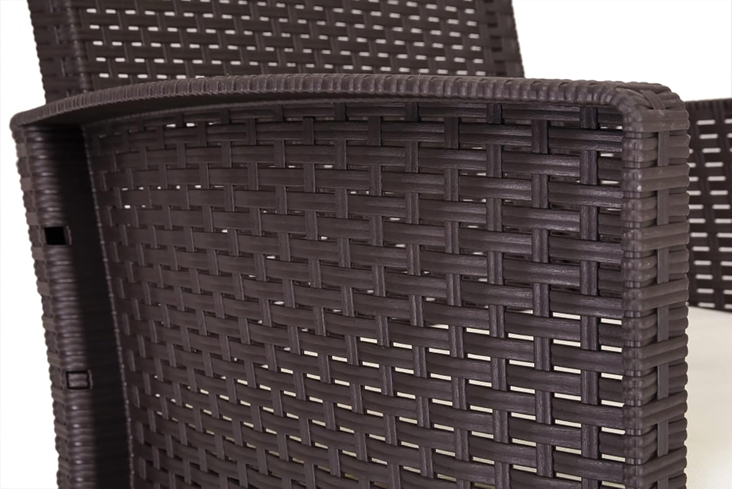 Dmora - Set Salotto da Esterno Jupiter, Marrone - immagine 4