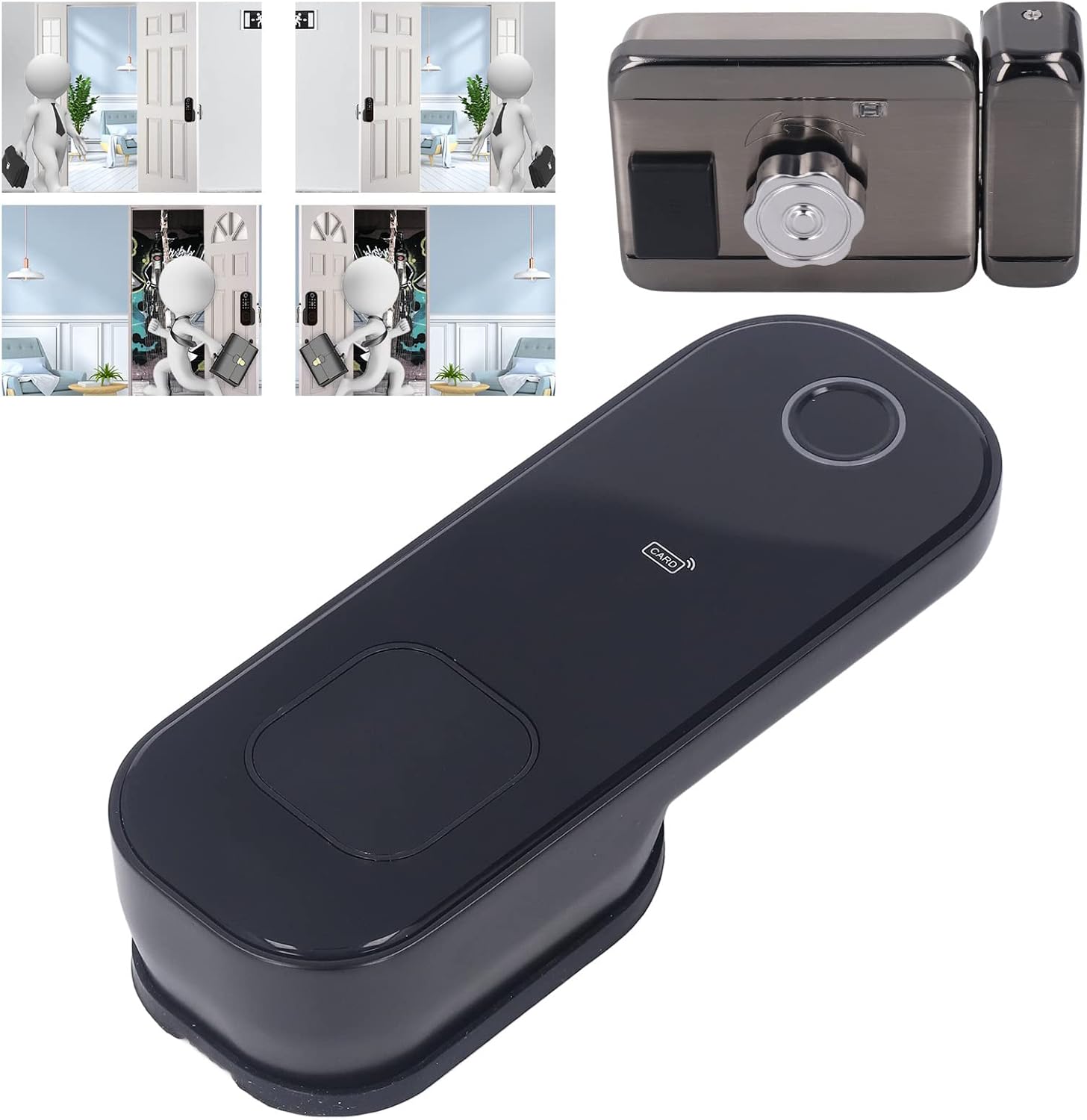 Blocco Porta Elettronico con Password e Smart Card - immagine 7