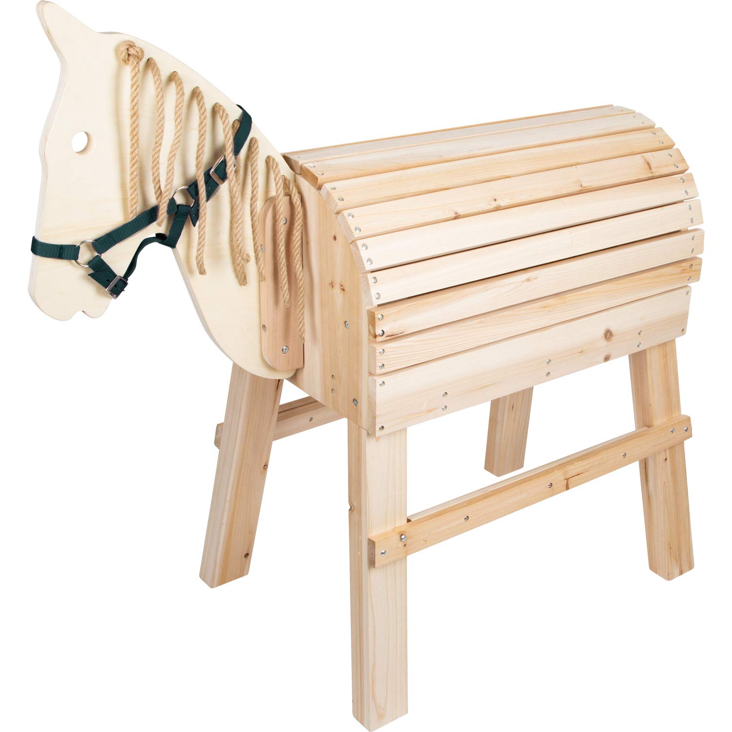 Small Foot Cavallo da Equitazione in Legno Beige