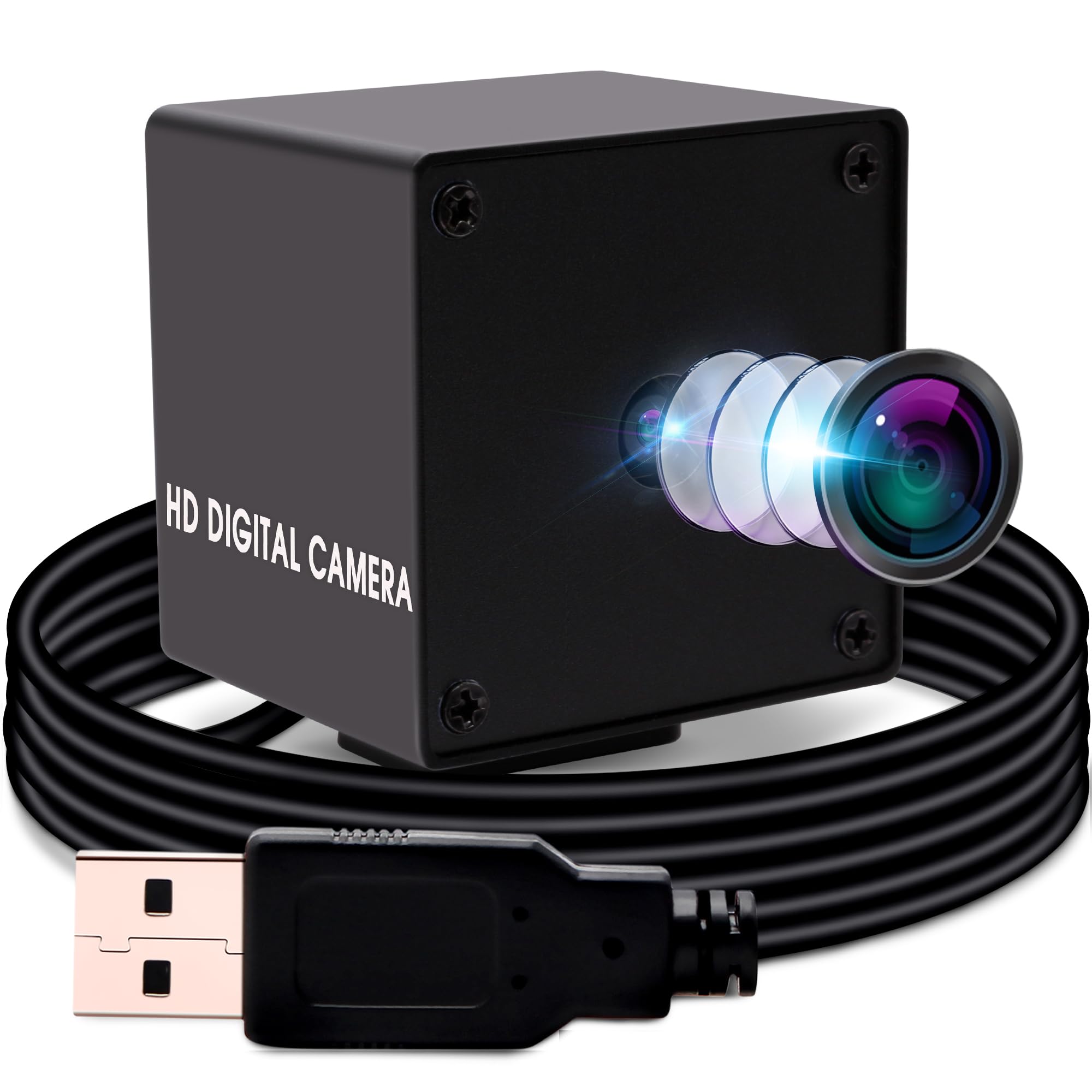 Elp Fotocamera USB 16 MP Autofocus 68°