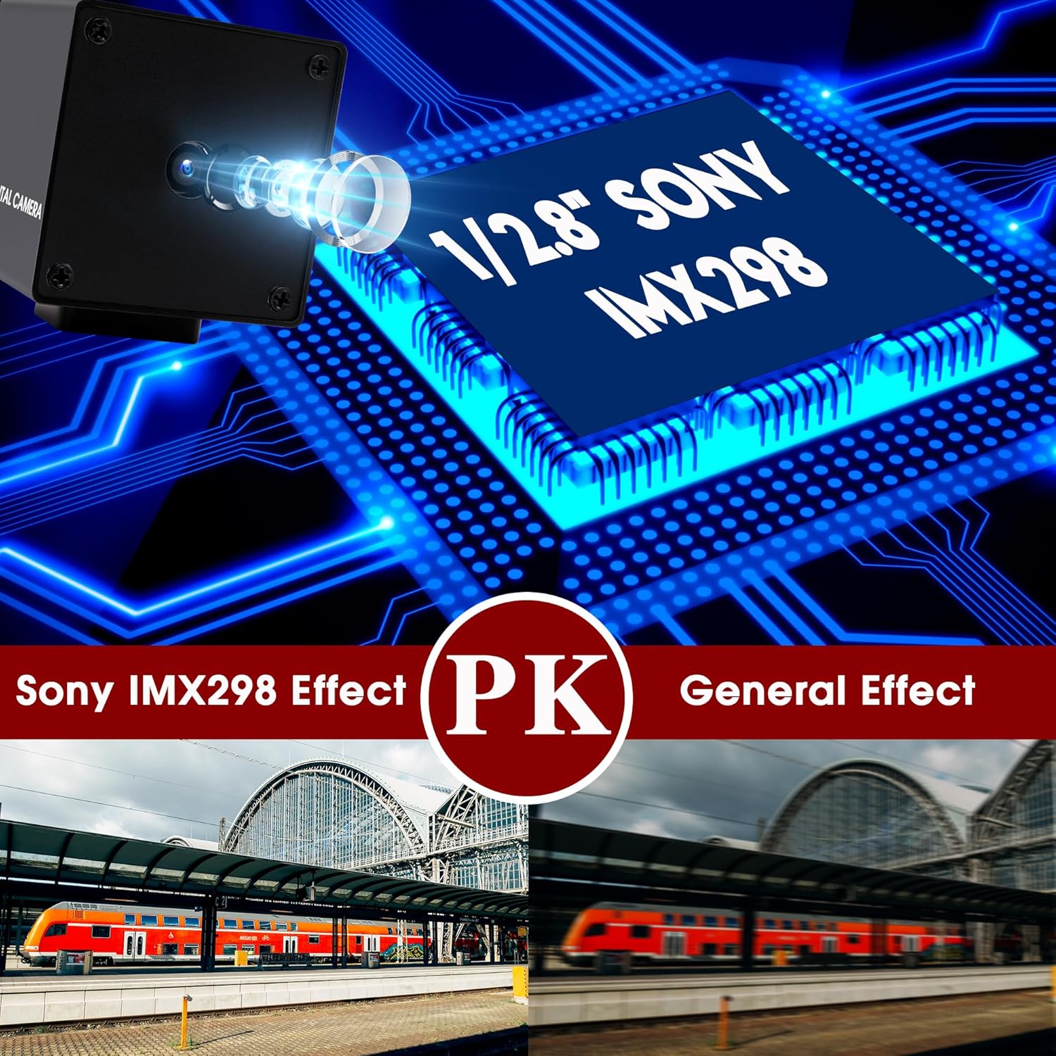 Elp Fotocamera USB 16 MP Autofocus 68° - immagine 4