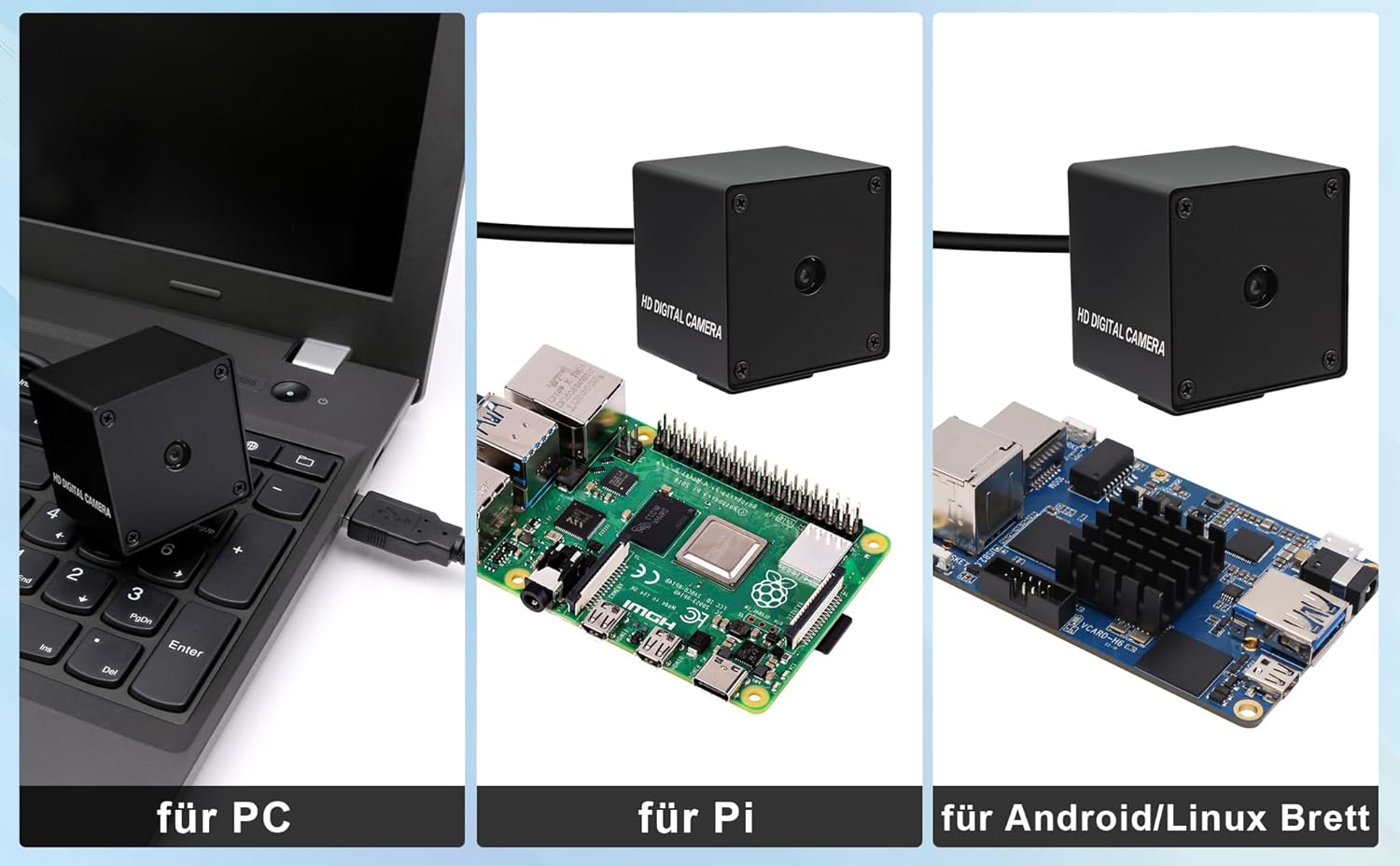 Elp Fotocamera USB 16 MP Autofocus 68° - immagine 5