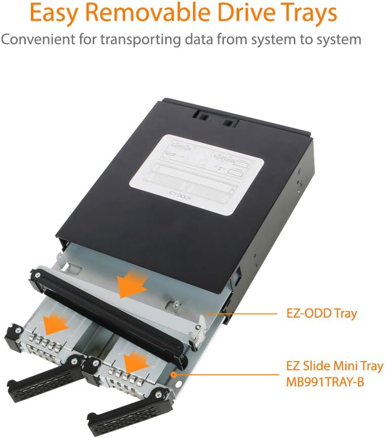 Icy Dock Tough Armor MB994IPO-3SB - Gabbia Backplane Hot Swap - immagine 2
