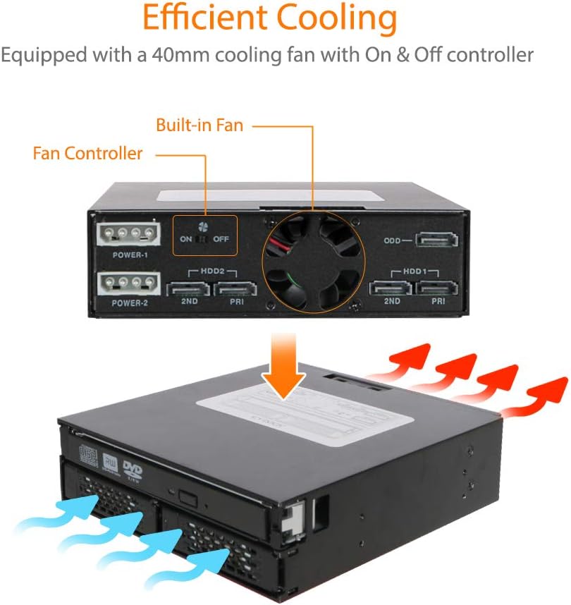 Icy Dock Tough Armor MB994IPO-3SB - Gabbia Backplane Hot Swap - immagine 4