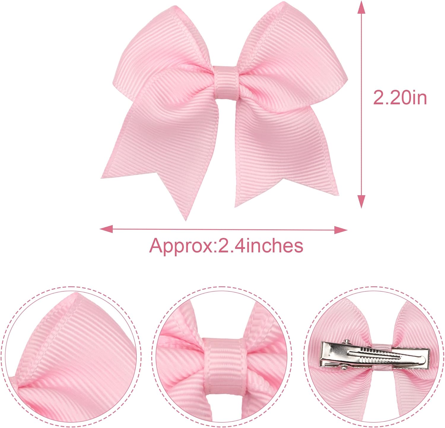 Joyoyo 40 Pezzi Mollette Capelli Neonata 6 cm - immagine 4