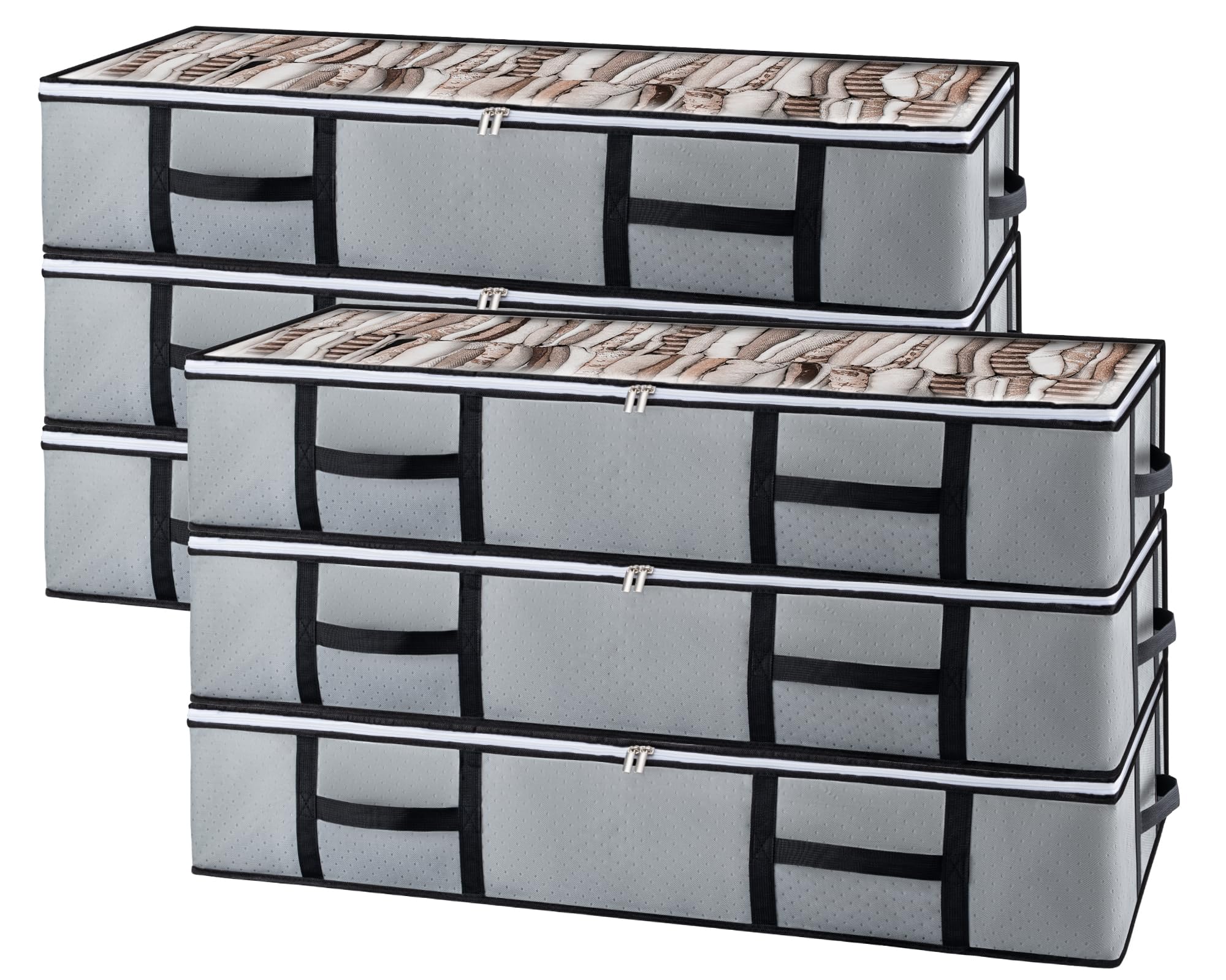 Gomaihe 6 Contenitori Sottoletto 90L Salvaspazio